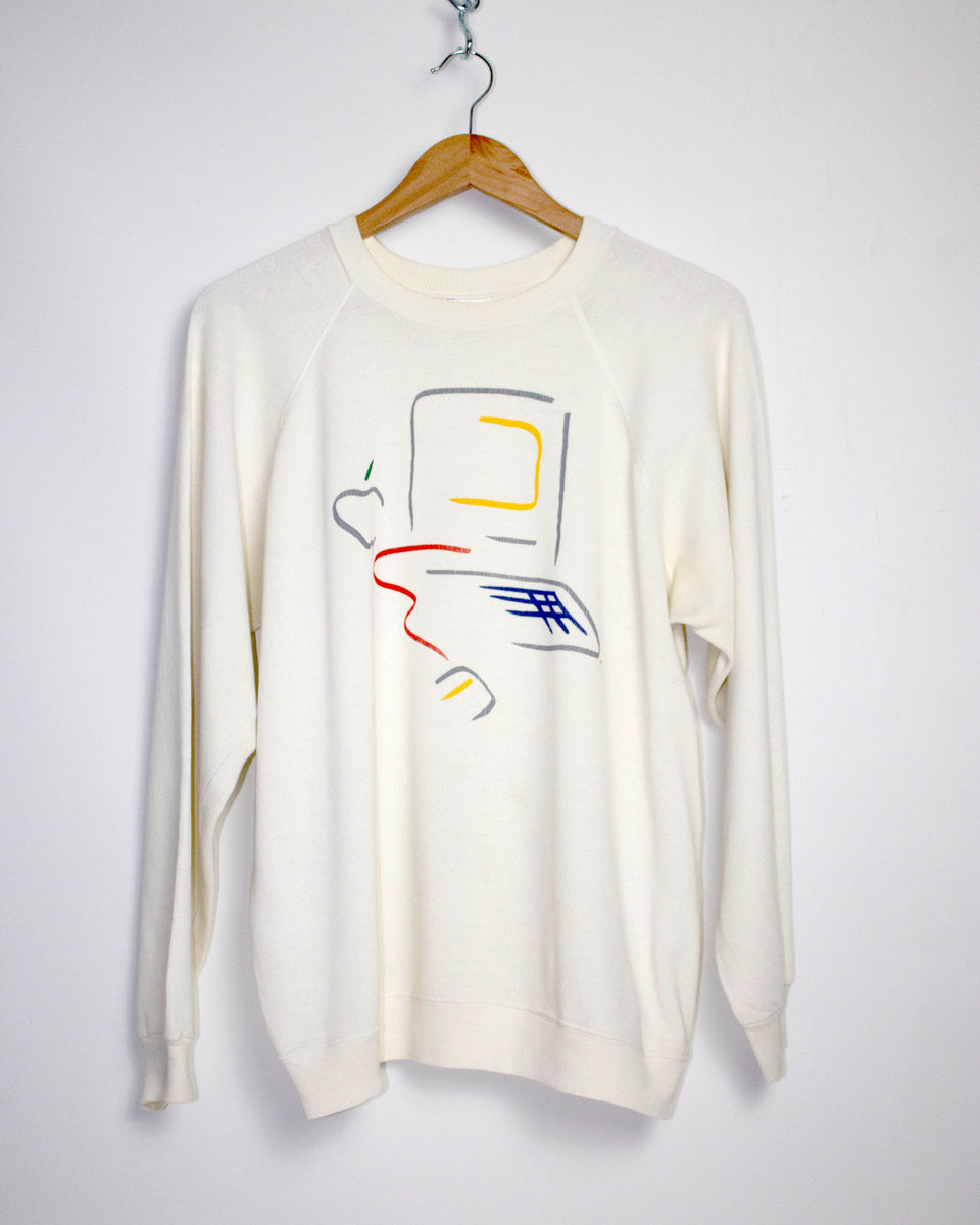 Vintage Picasso Apple Macintosh Crewneck Sweatshirt Sz L – Snap