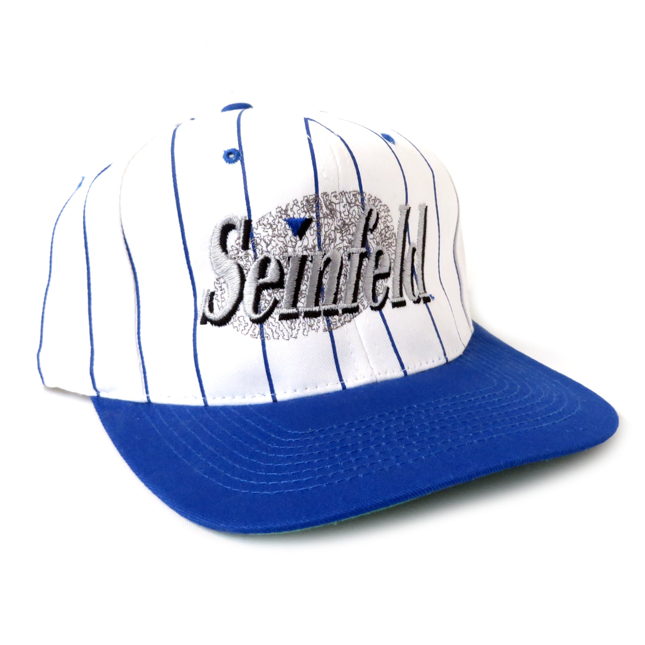 Vintage Seinfeld Pinstripe Snapback Hat