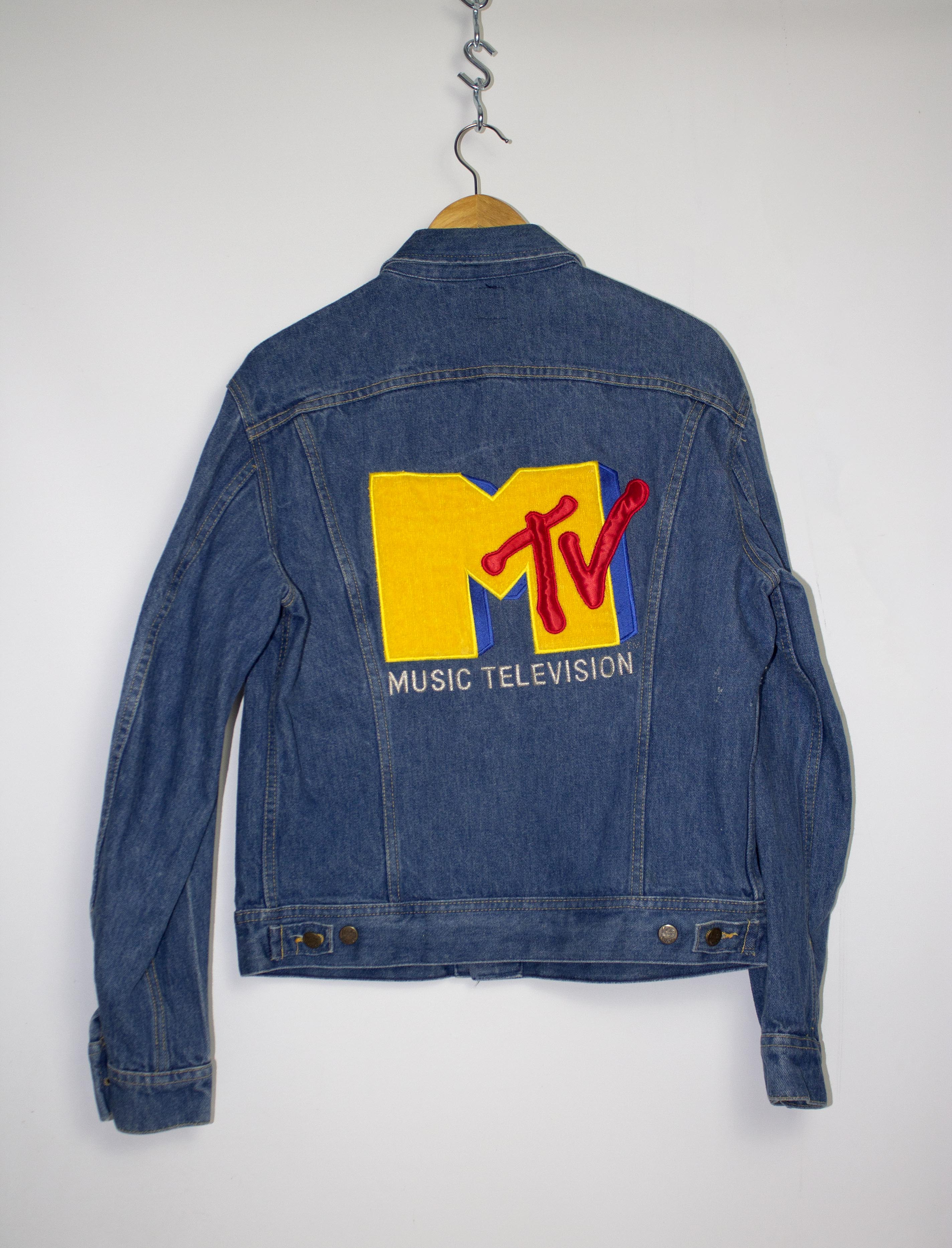 Vintage 1980's MTV Denim Jacket Sz L