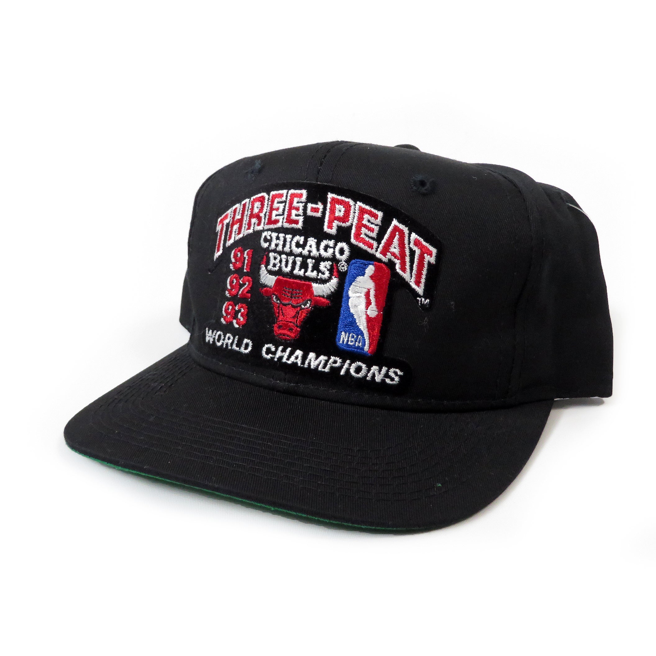Vintage 1993 Three-Peat Chicago Bulls Snapback Hat