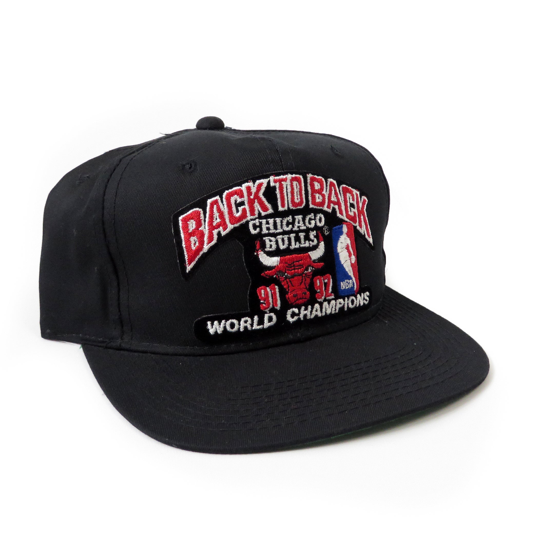 Vintage 1992 Back To Back Chicago Bulls Snapback Hat