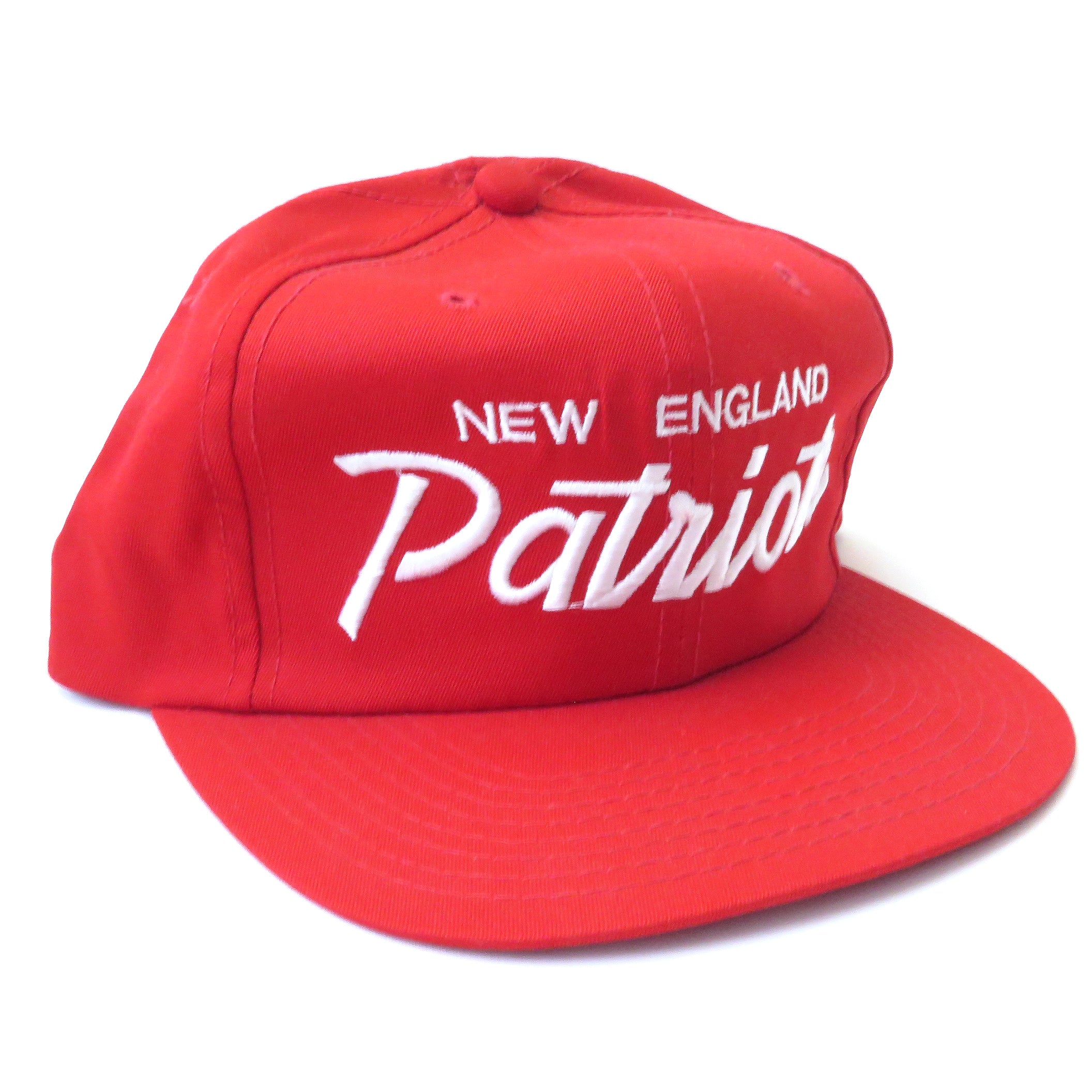 Vintage New England Patriots Script Snapback Hat