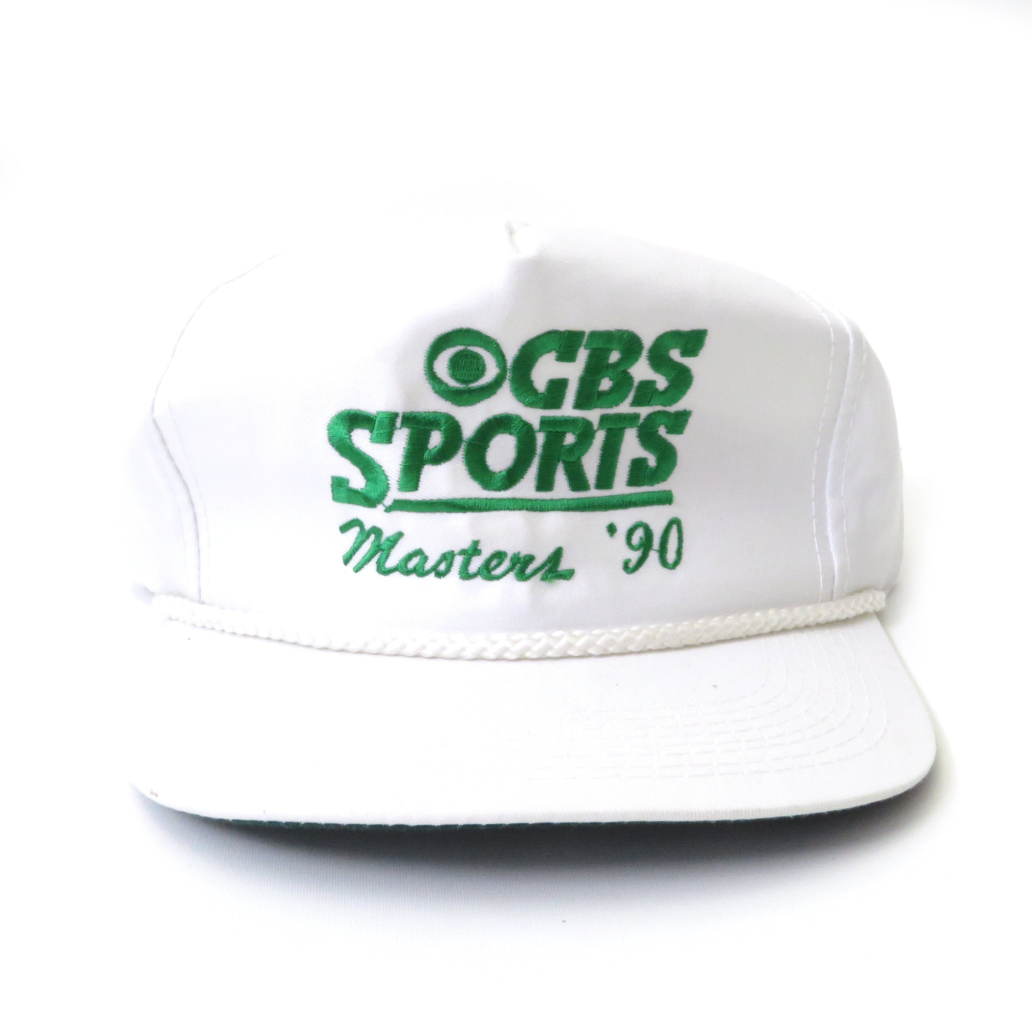 Vintage 1990 The Masters CBS Sports Strapback Hat