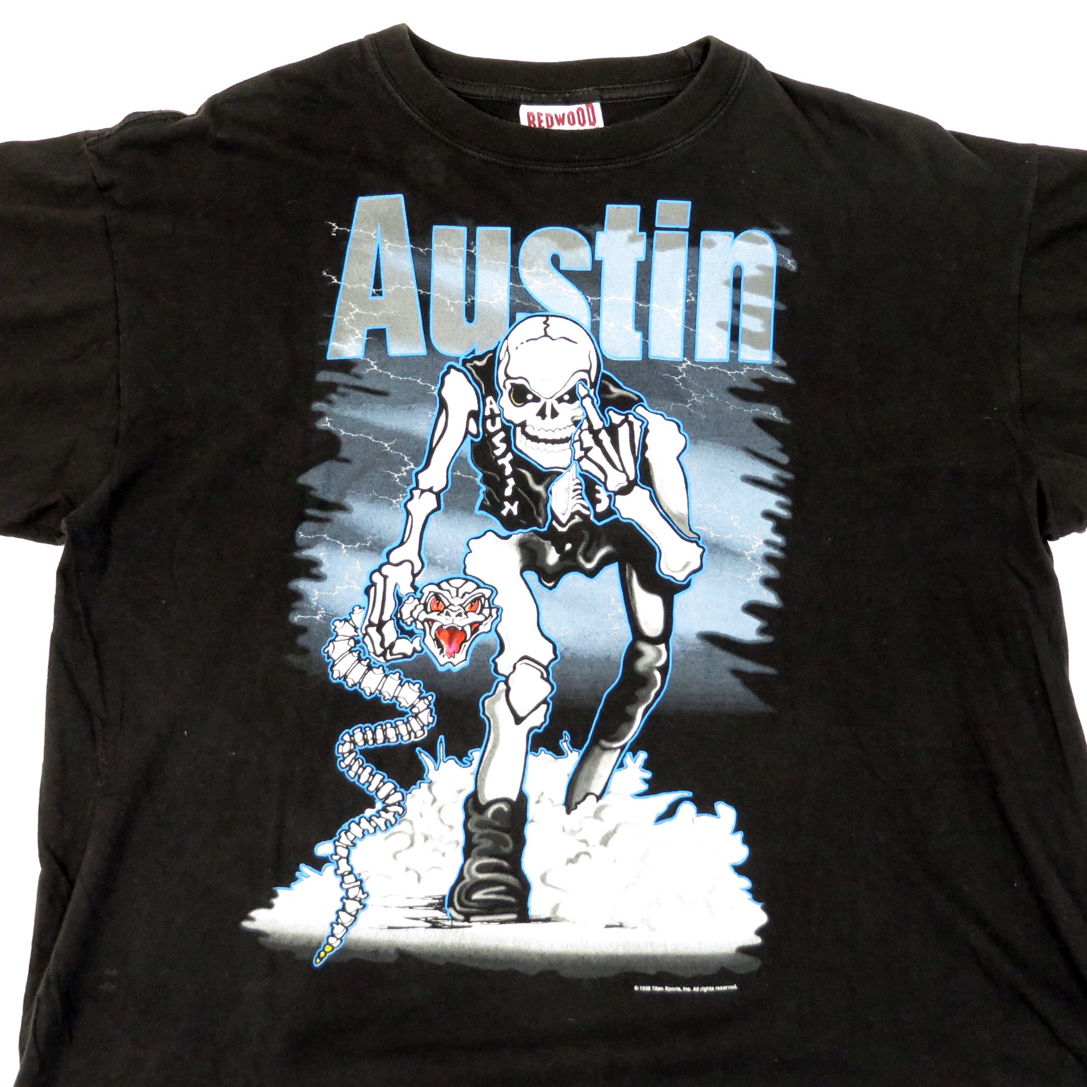 Vintage Stone Cold Austin 3:16 Bad To The Bonz T-Shirt Sz XL
