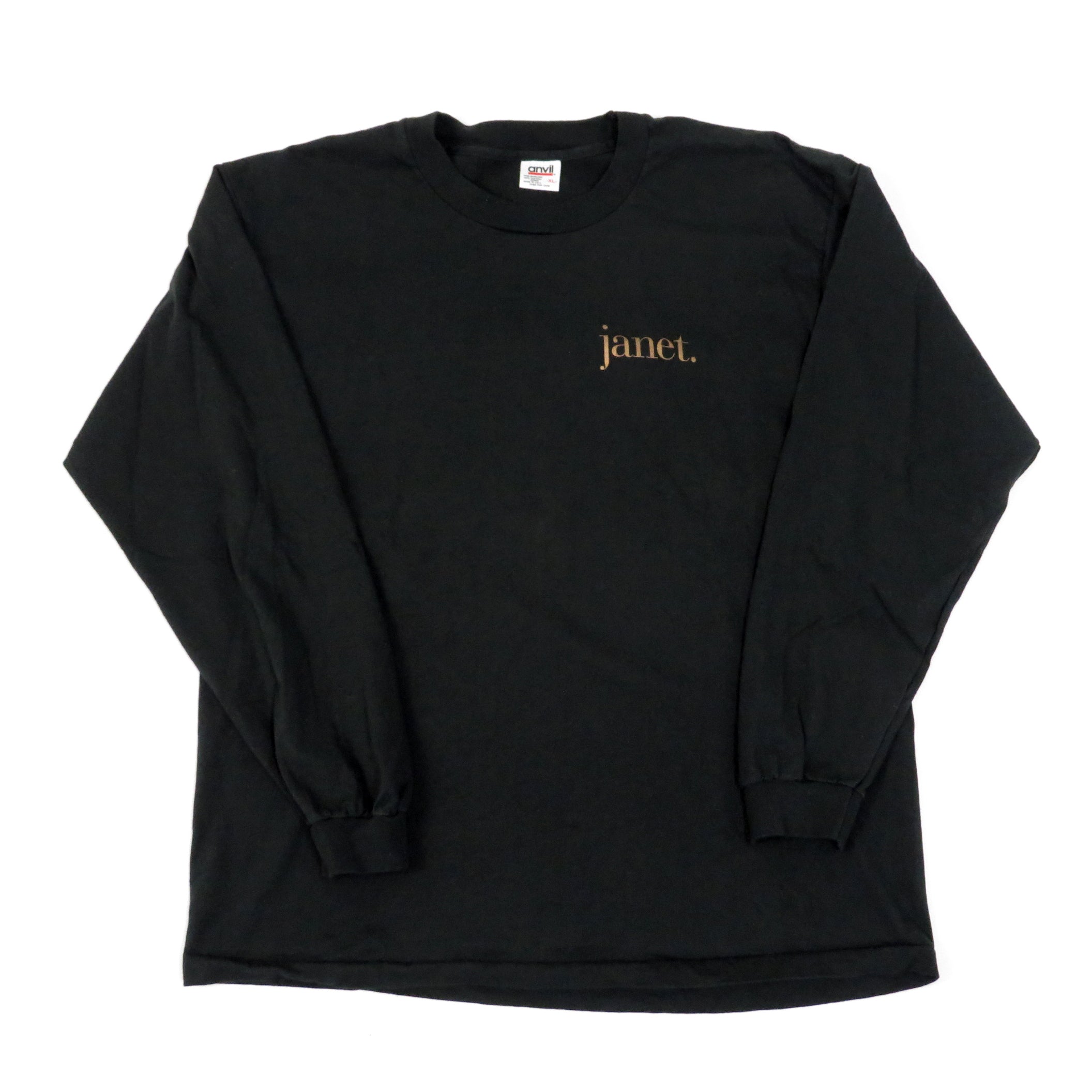 Vintage 1993 Janet Jackson World Tour Long Sleeve T-Shirt Sz XL