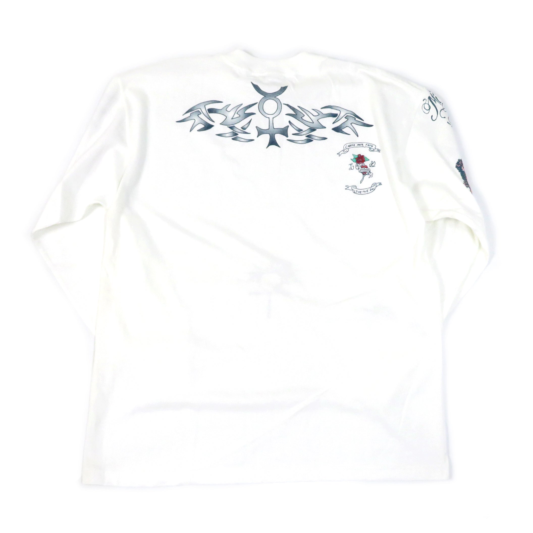 Vintage 1996 Dennis Rodman Tattoo Long Sleeve T-Shirt Sz XL