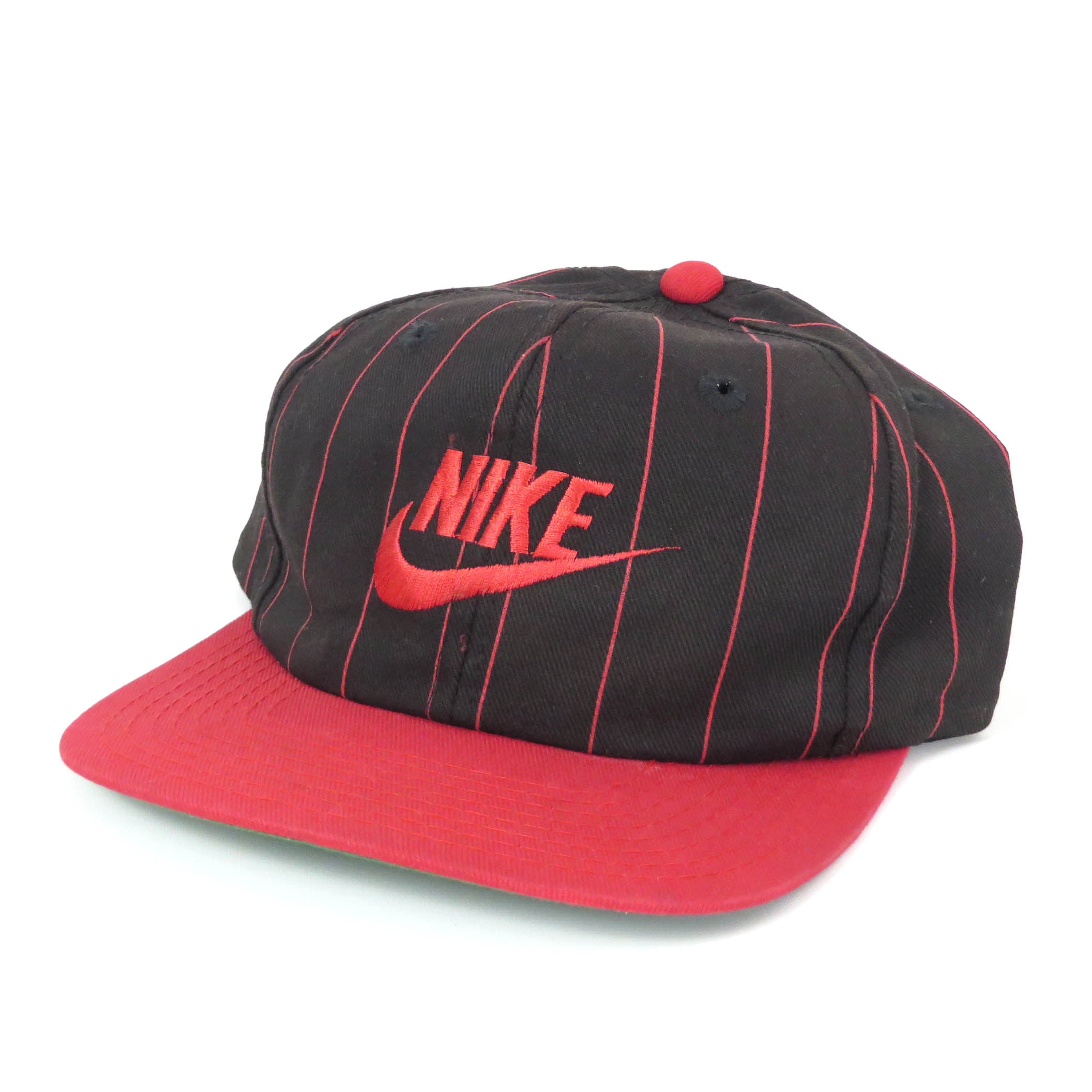 Vintage Nike Two-Tone Pinstripe Snapback Hat