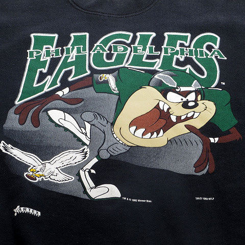 Taz Philadelphia Eagles Crewneck Sweatshirt Sz XL