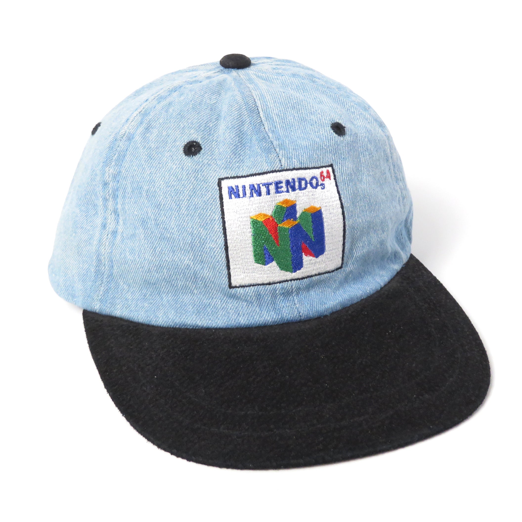 Vintage Nintendo 64 Denim Strapback Hat