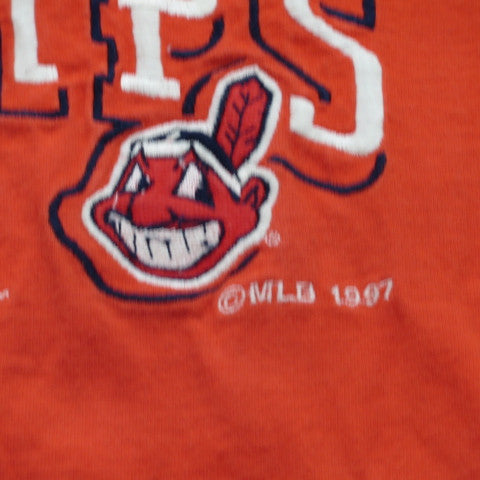 Vintage Cleveland Indians AL Champs 1997 T-Shirt Sz M