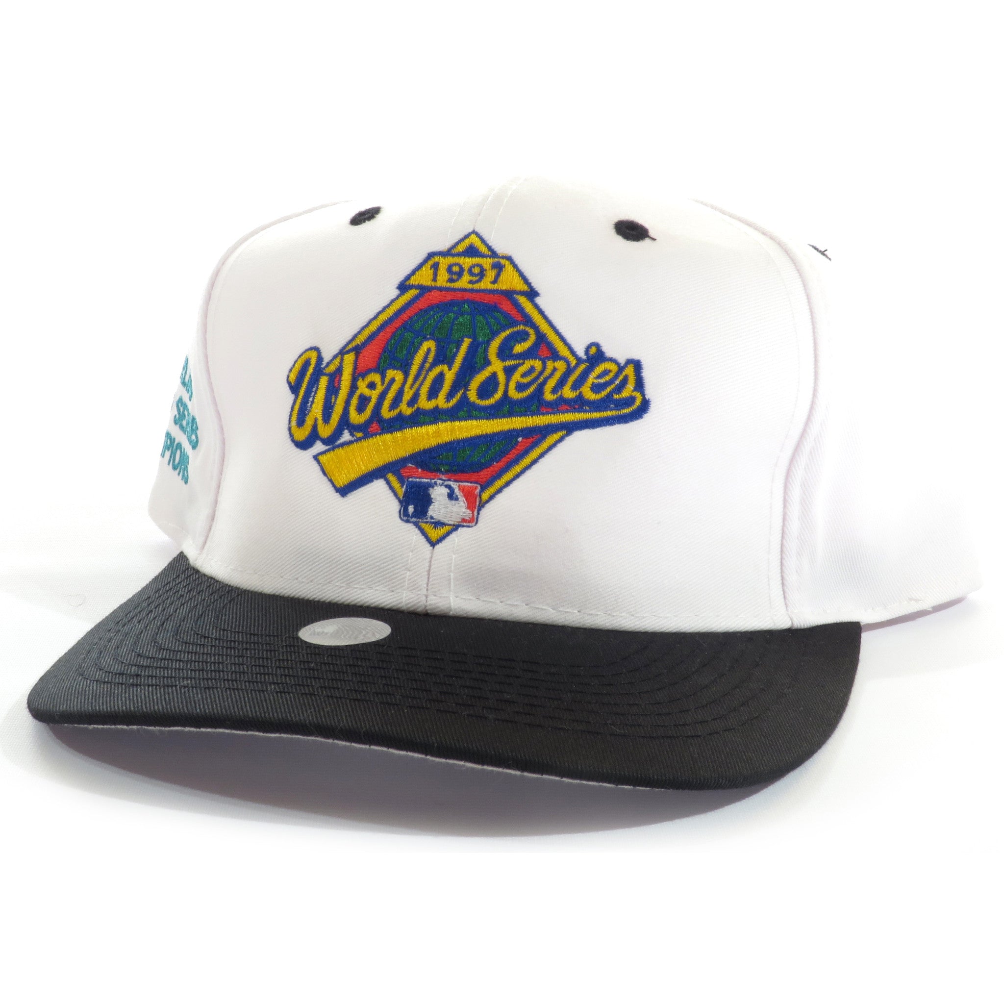 MLB World Series 1997 Logo 7 Snapback Hat