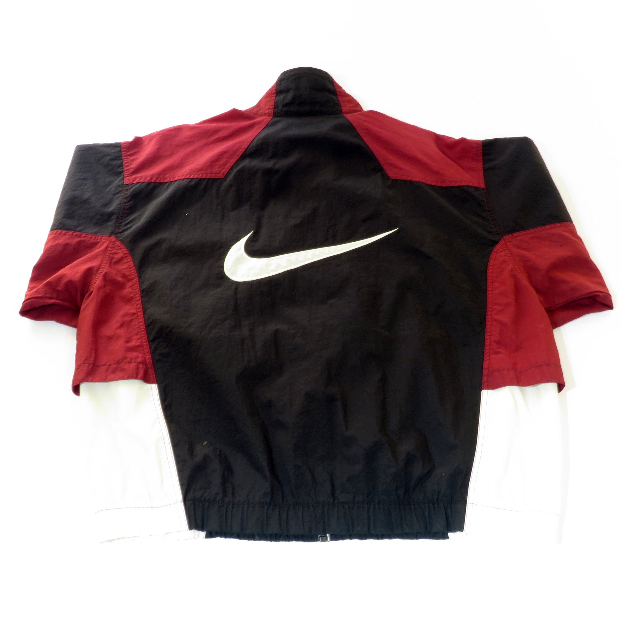 Nike Tri Color Zip Up Windbreaker Jacket Sz L