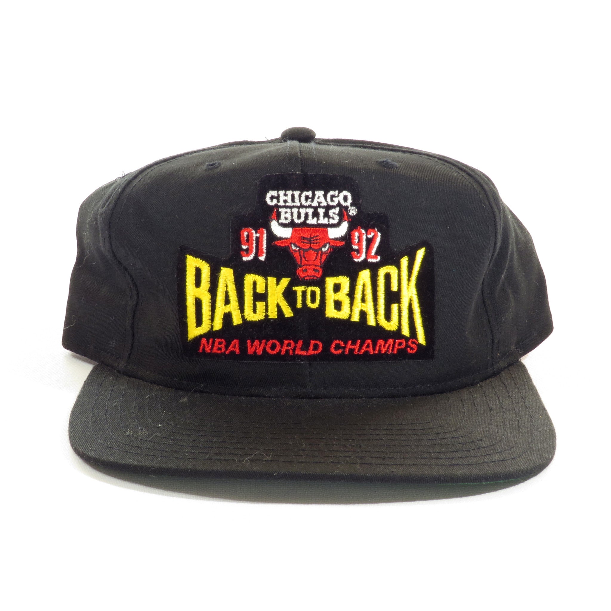 Chicago Bulls Back to Back NBA Champions Snapback Hat