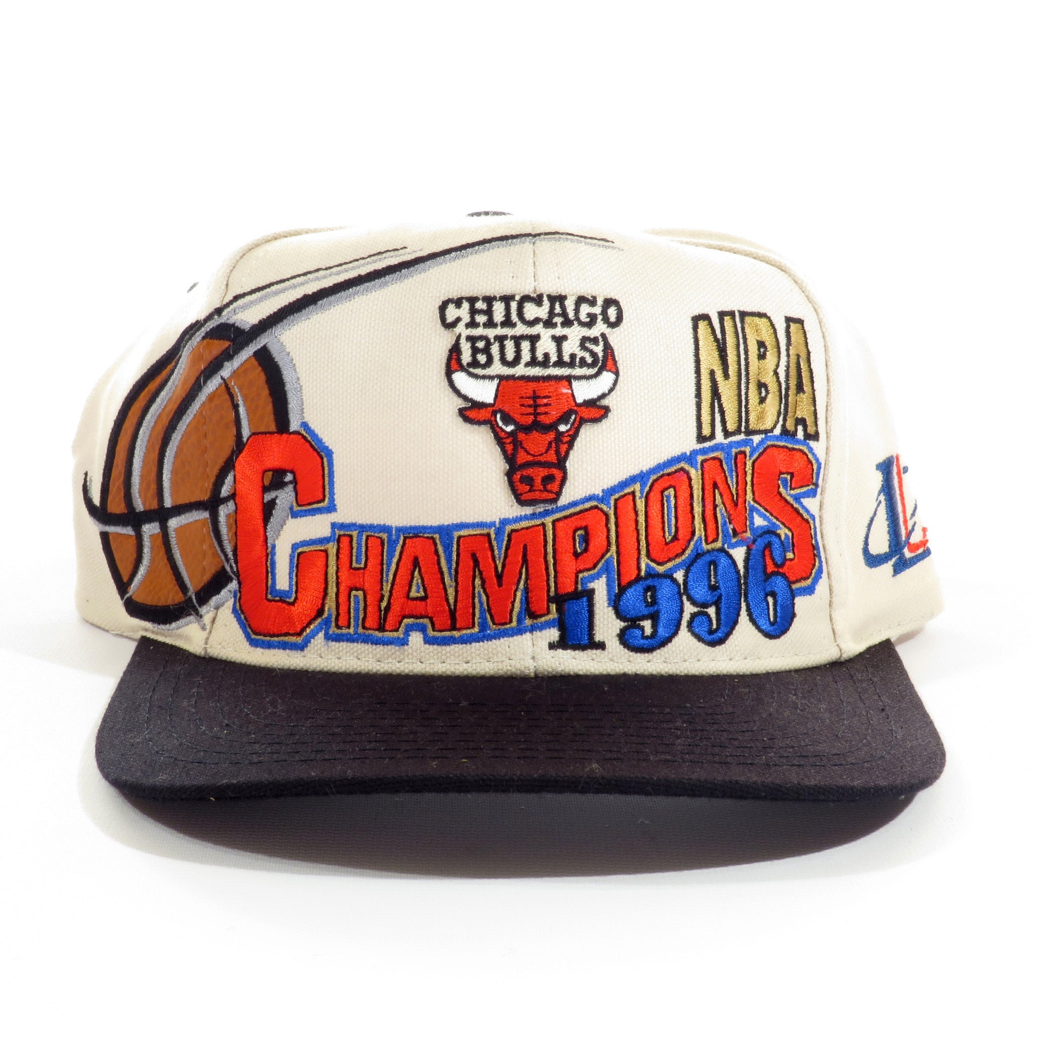 Snapback Hat Chicago Bulls 1996 NBA Champions Vintage Basketball