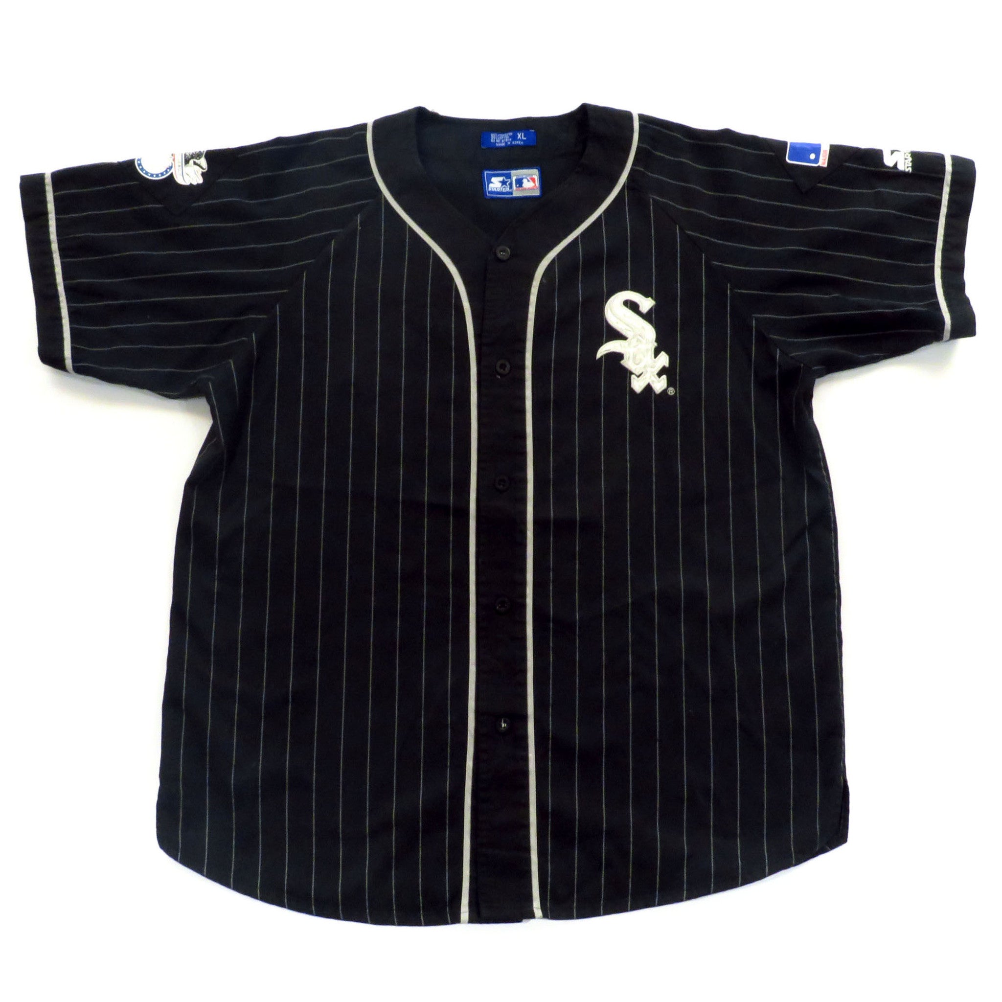 Vintage Starter Chicago White Sox Baseball Jersey Sz XL