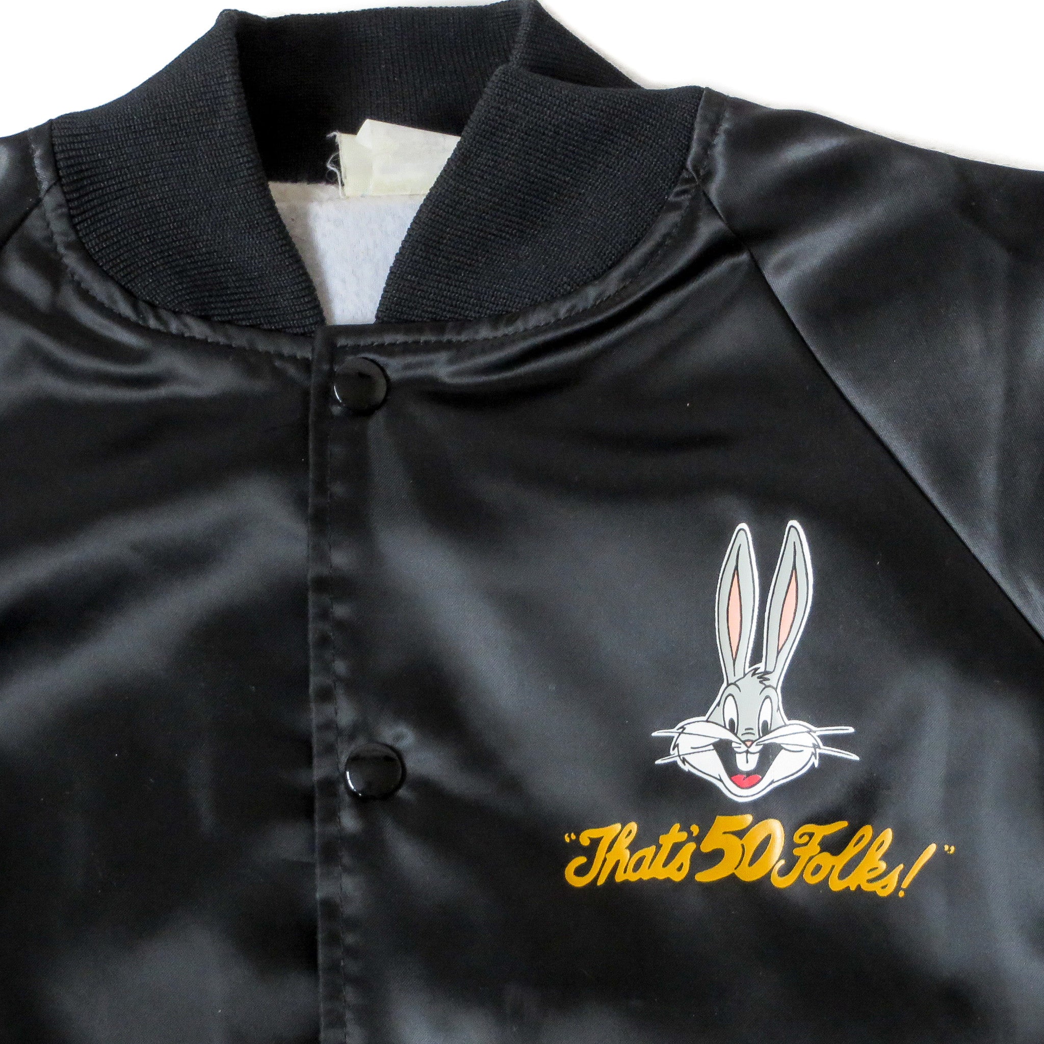 Vintage 1990 Bugs Bunny Chalk Line Jacket Sz XL