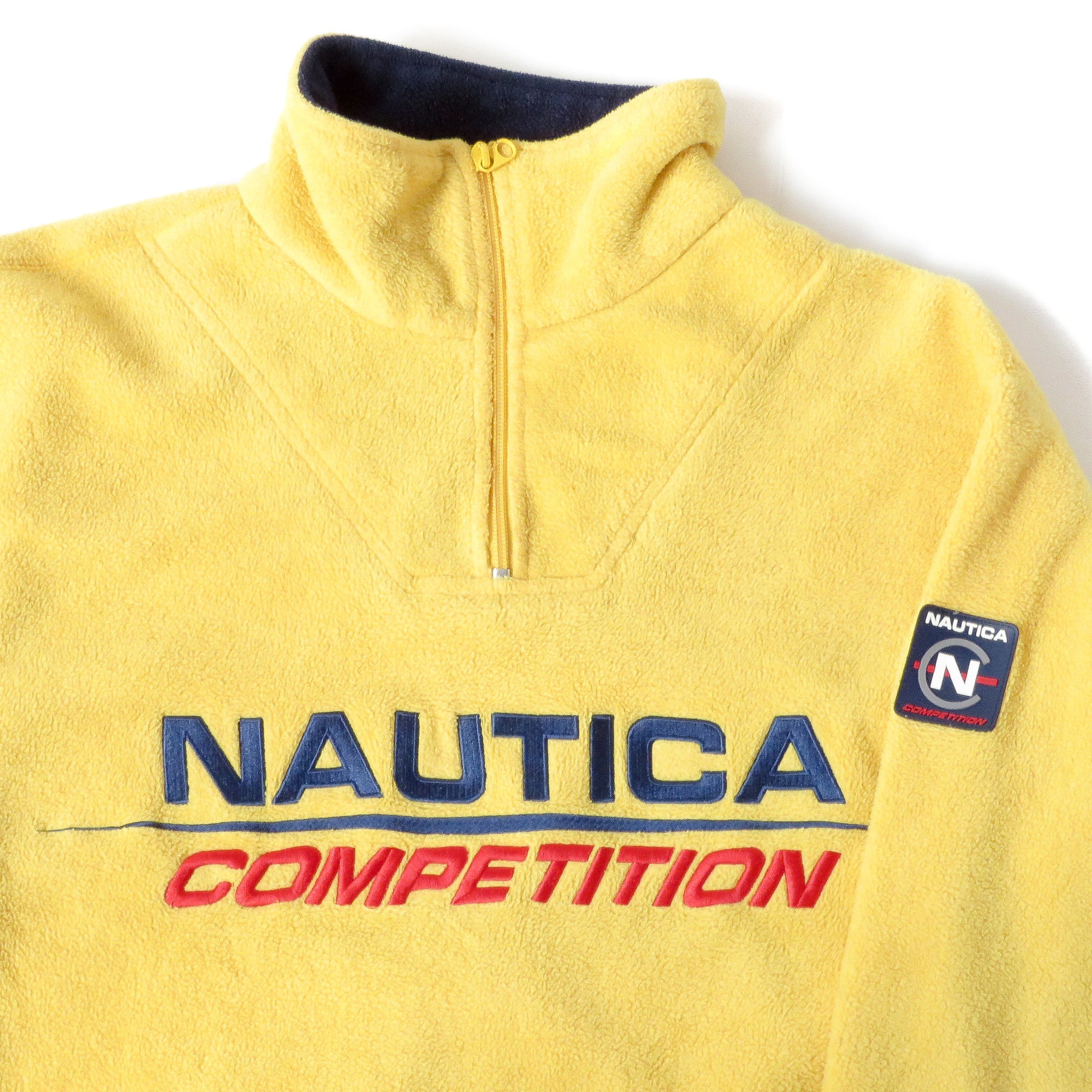 Vintage Nautica Competition Fleece Pullover Jacket Sz S