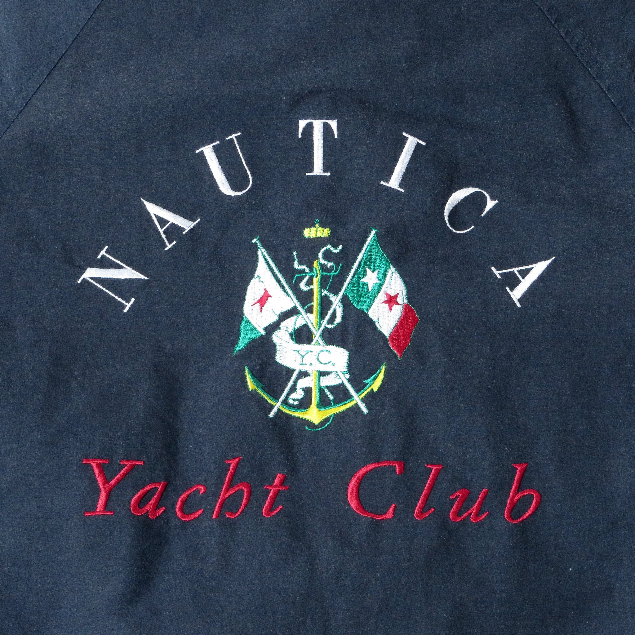 Vintage Nautica Yacht Club Sailing Jacket Sz L
