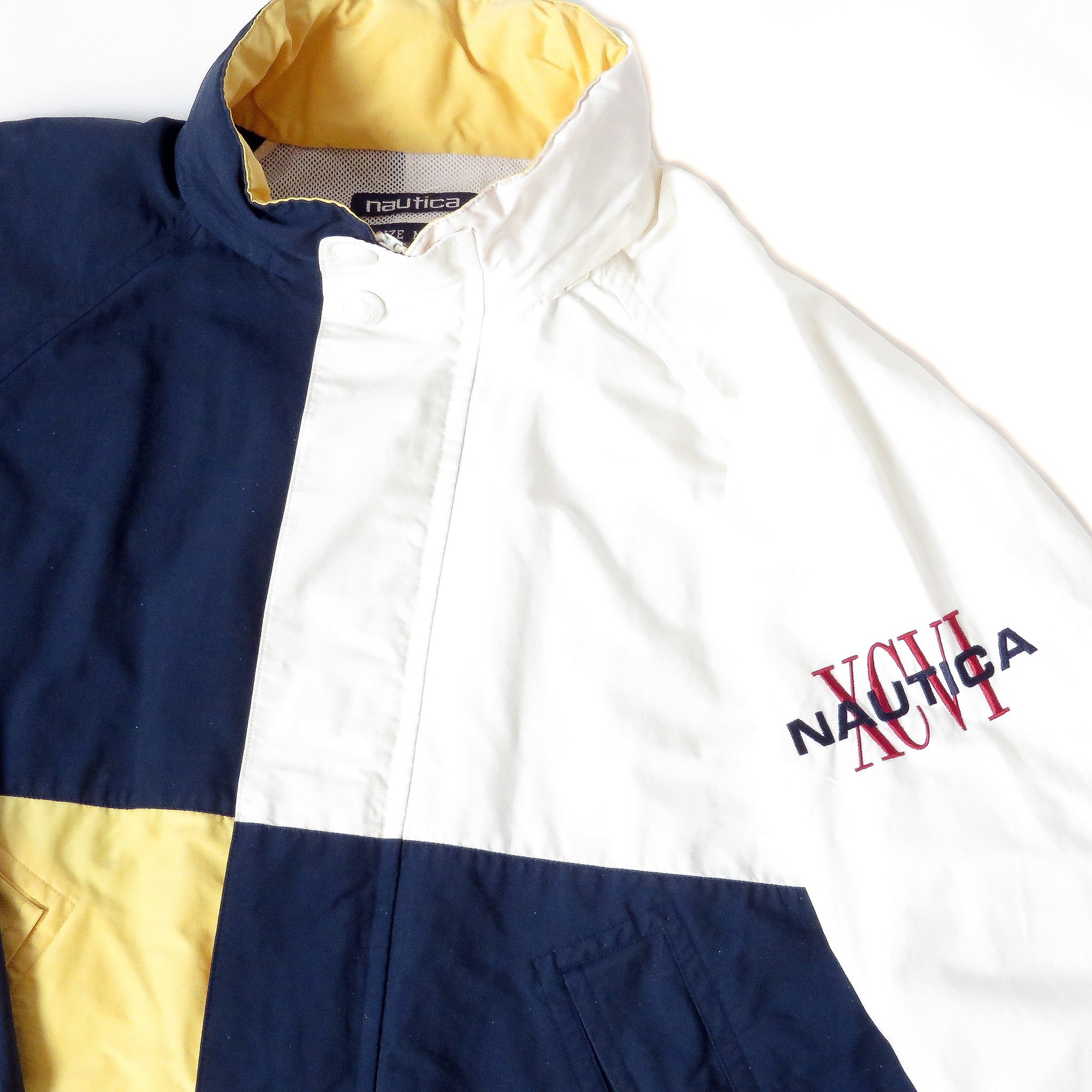 Vintage Nautica Color Block Jacket Sz M