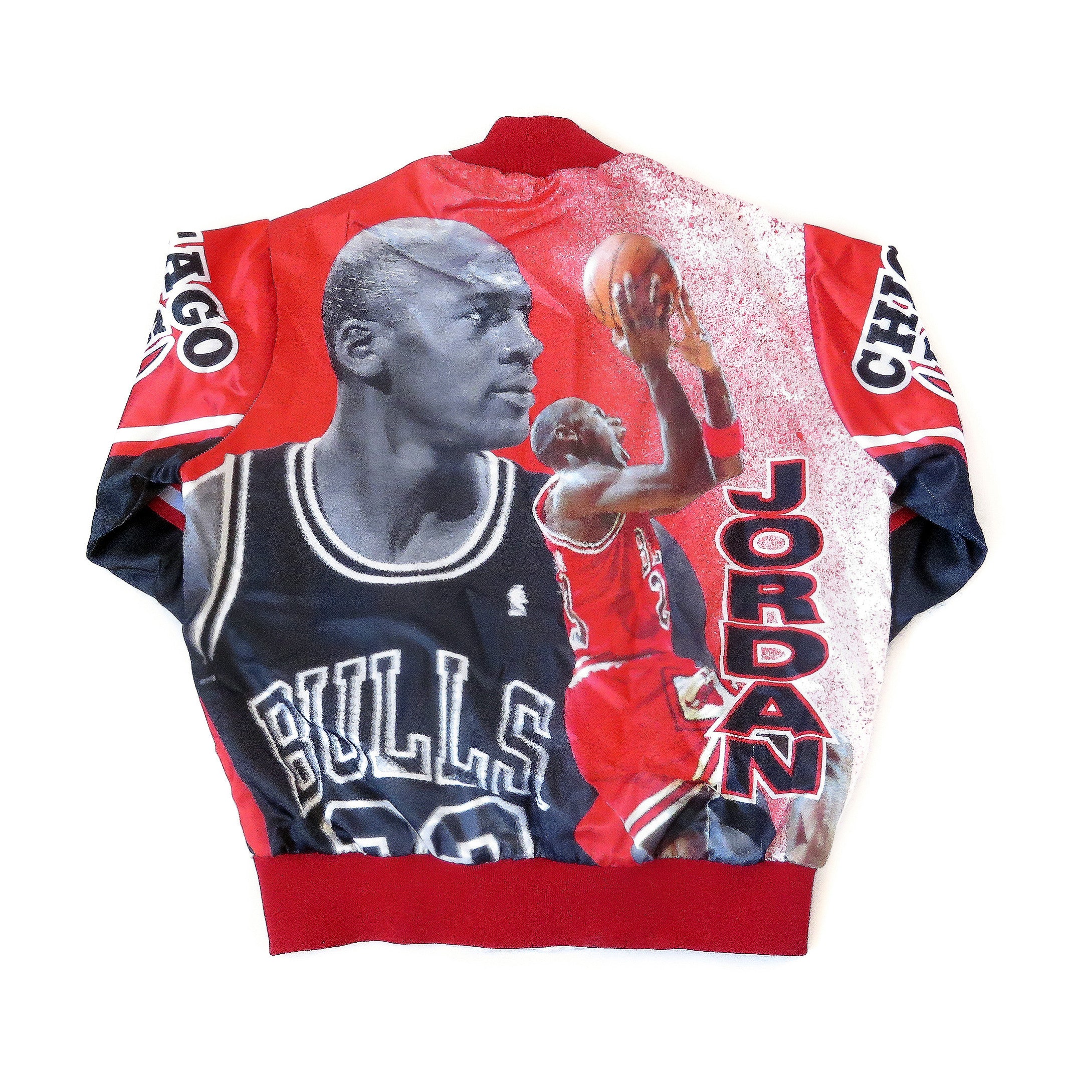 Vintage Michael Jordan Bulls Chalk Line Jacket Sz M