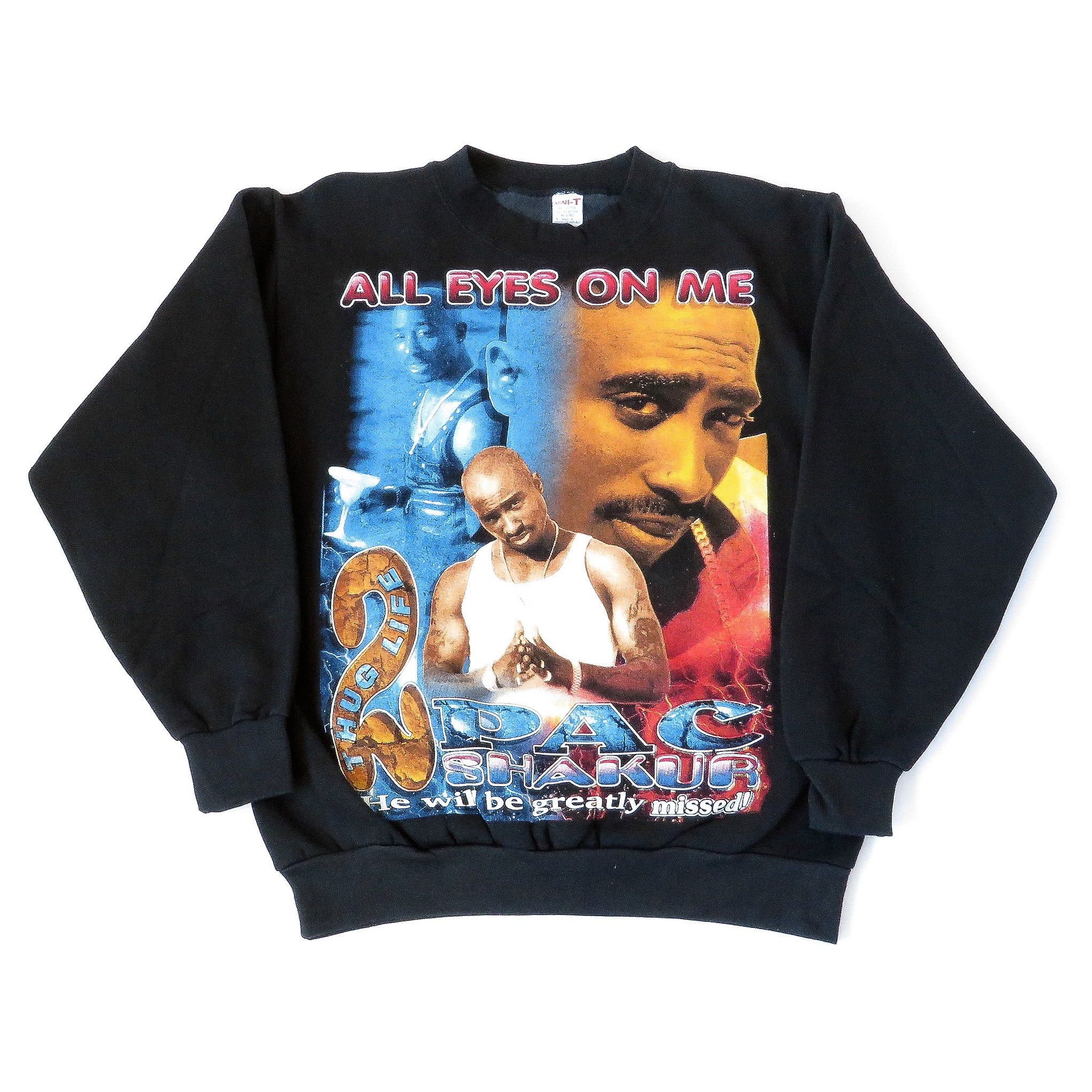 Vintage 2Pac Tupac Shakur All Eyes On Me Crewneck Sweatshirt Sz L