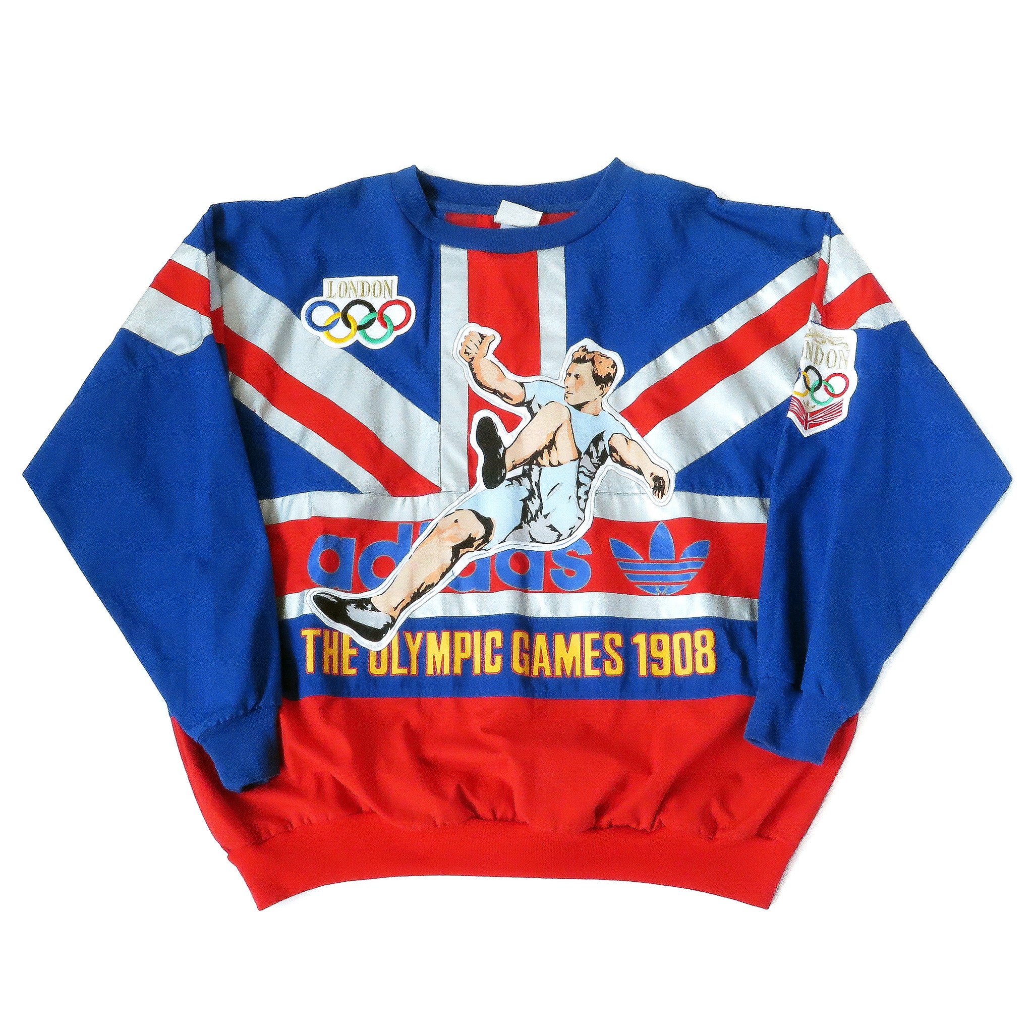Vintage Adidas London Olympics Crewneck XL – Snap Goes Cap
