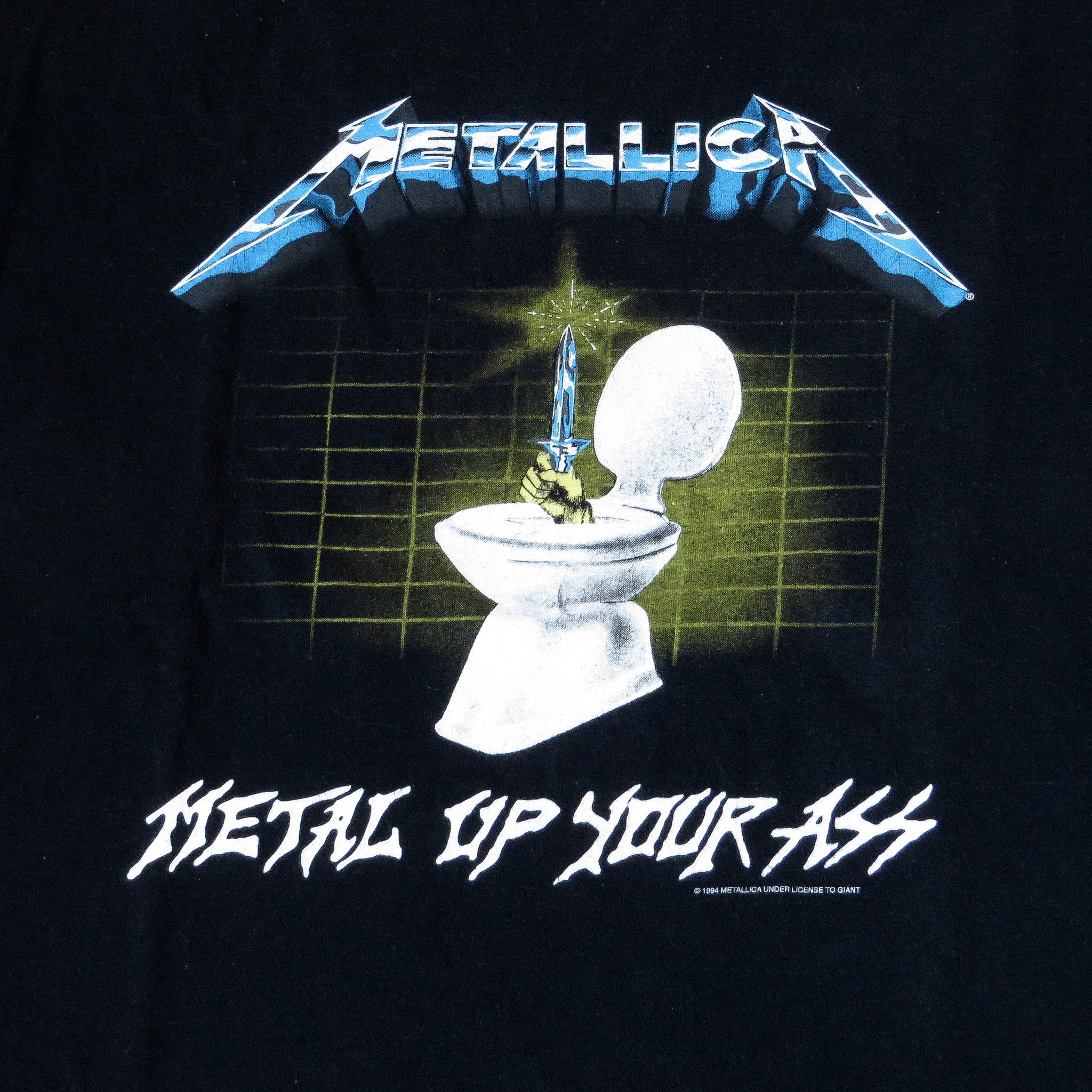 Vintage 1994 Metallica Metal Up Your Ass T-Shirt Sz L
