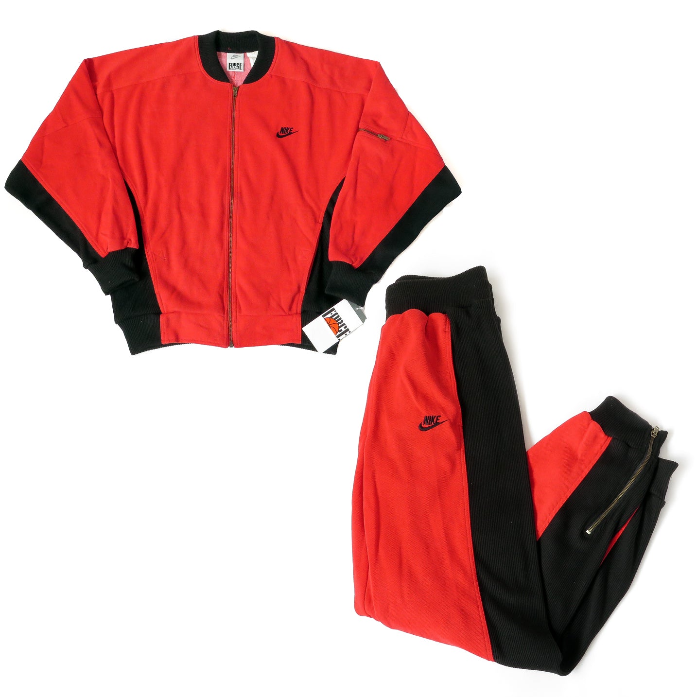 Vintage Nike Force Track Suit Jacket & Pants Sz M