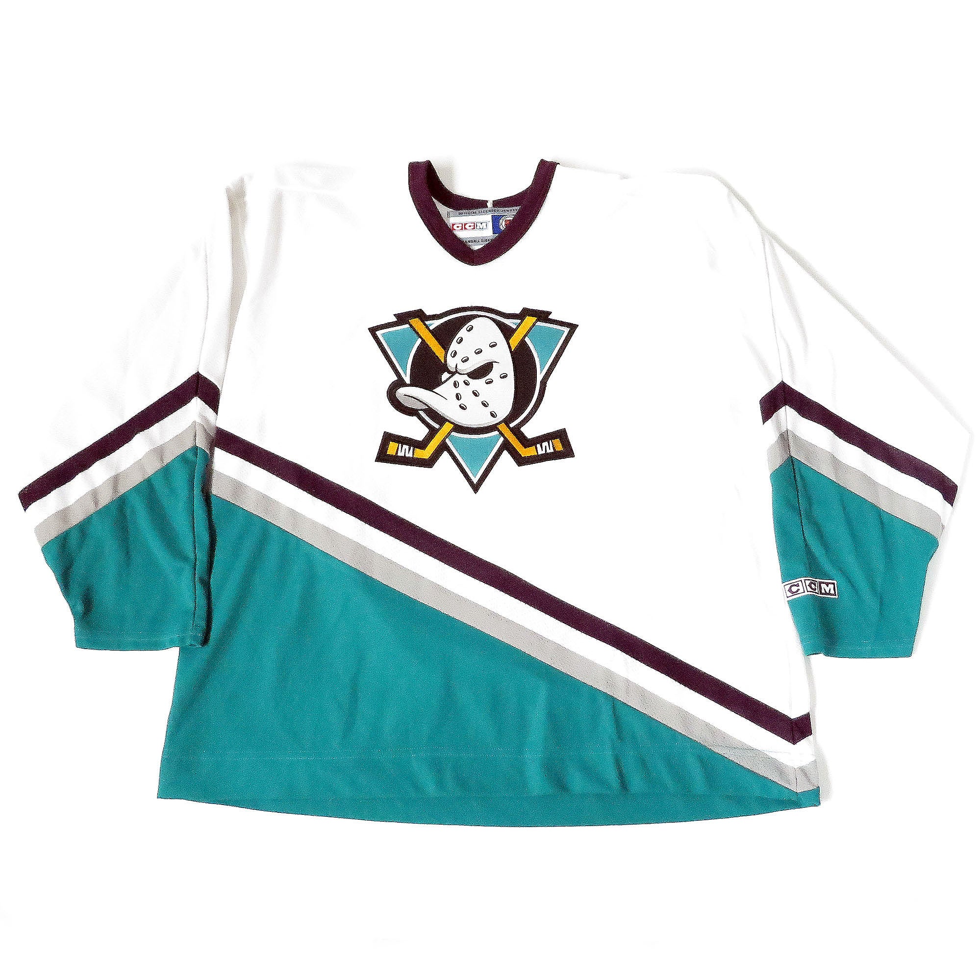 Vintage Mighty Ducks Hockey Jersey Sz 2XL