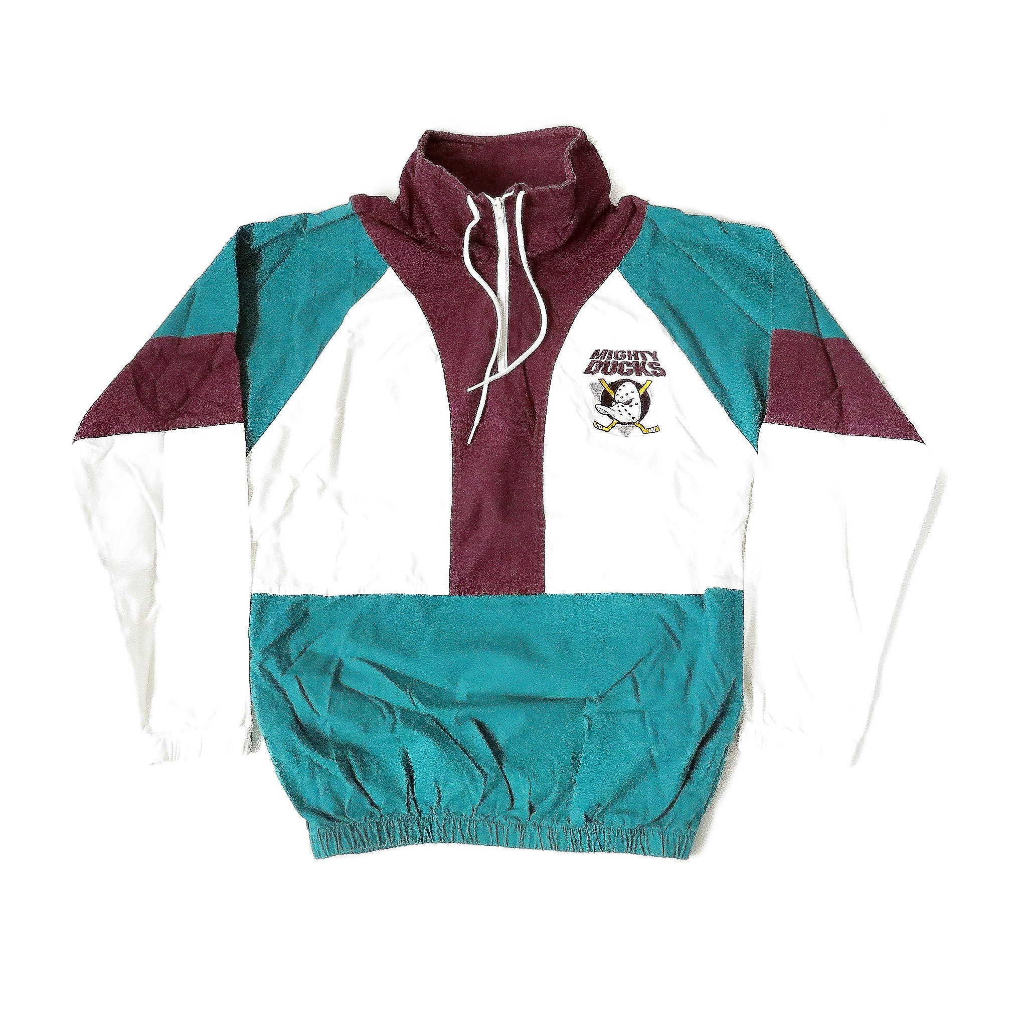 Vintage Mighty Ducks Quarterzip Pullover Shirt Sz S