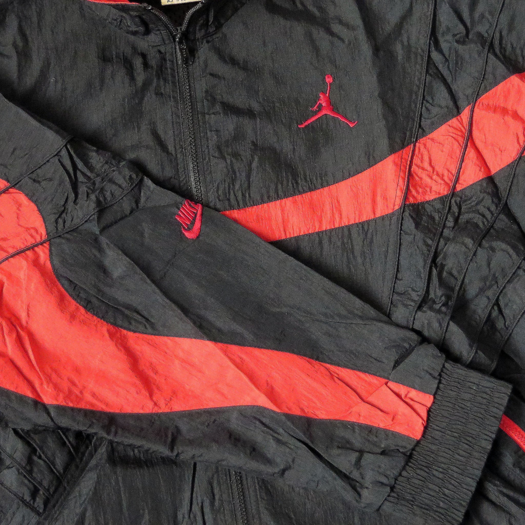 Vintage Nike Air Jordan Flight Windbreaker Jacket Sz XL