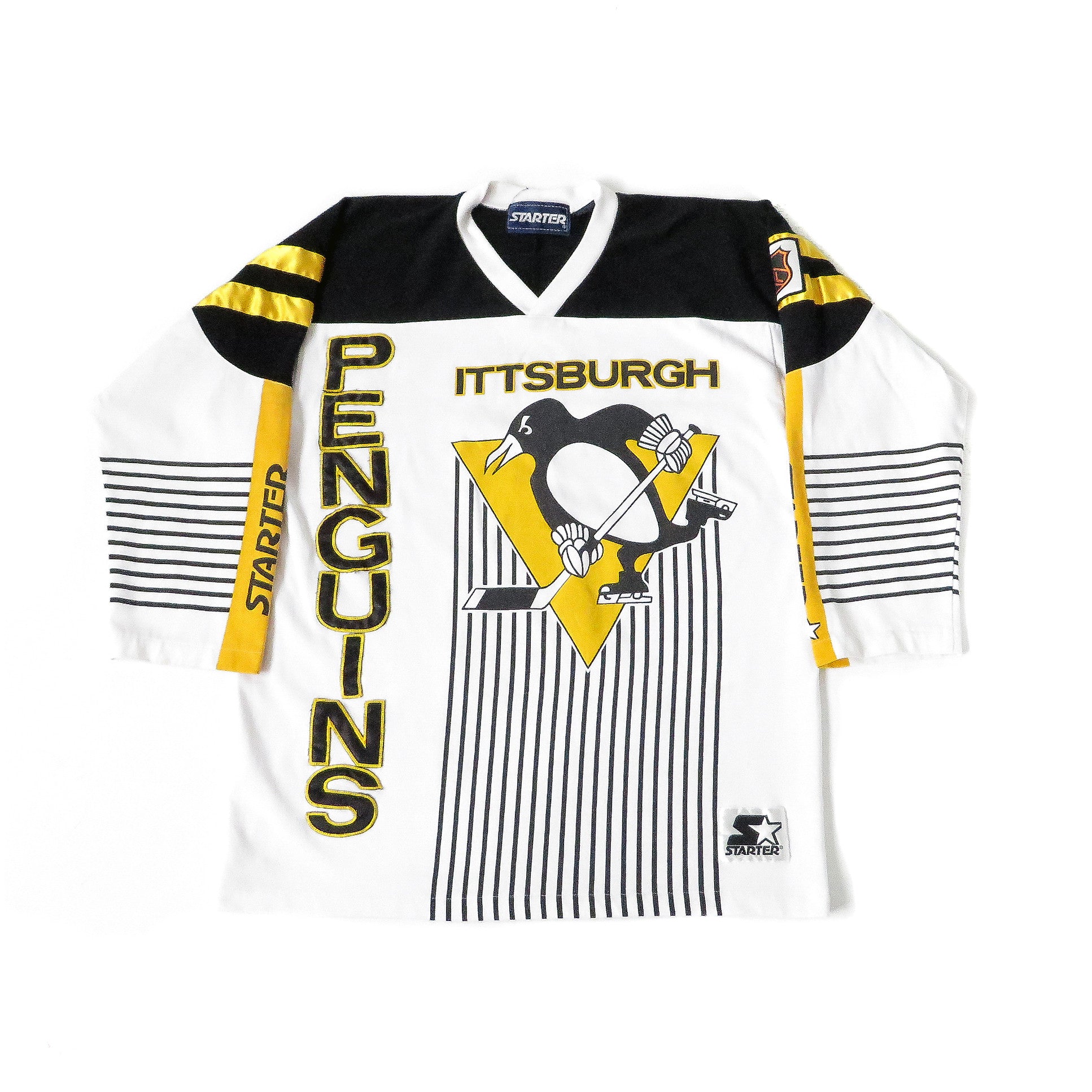 Vintage Pittsburgh Penguins Starter Hockey Jersey Sz XL