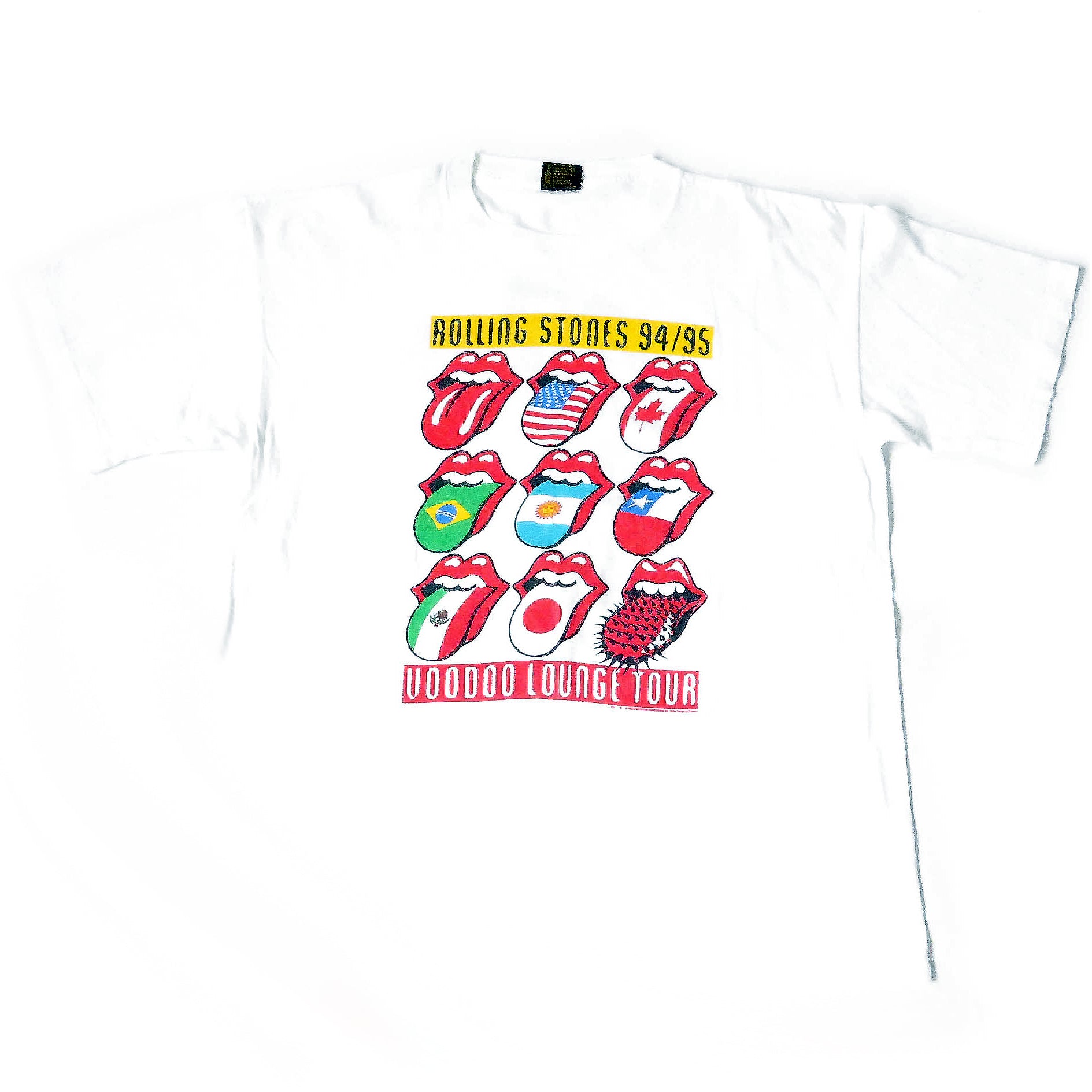 Vintage 1994 Rolling Stones Voodoo Lounge Tour T-Shirt Sz XL