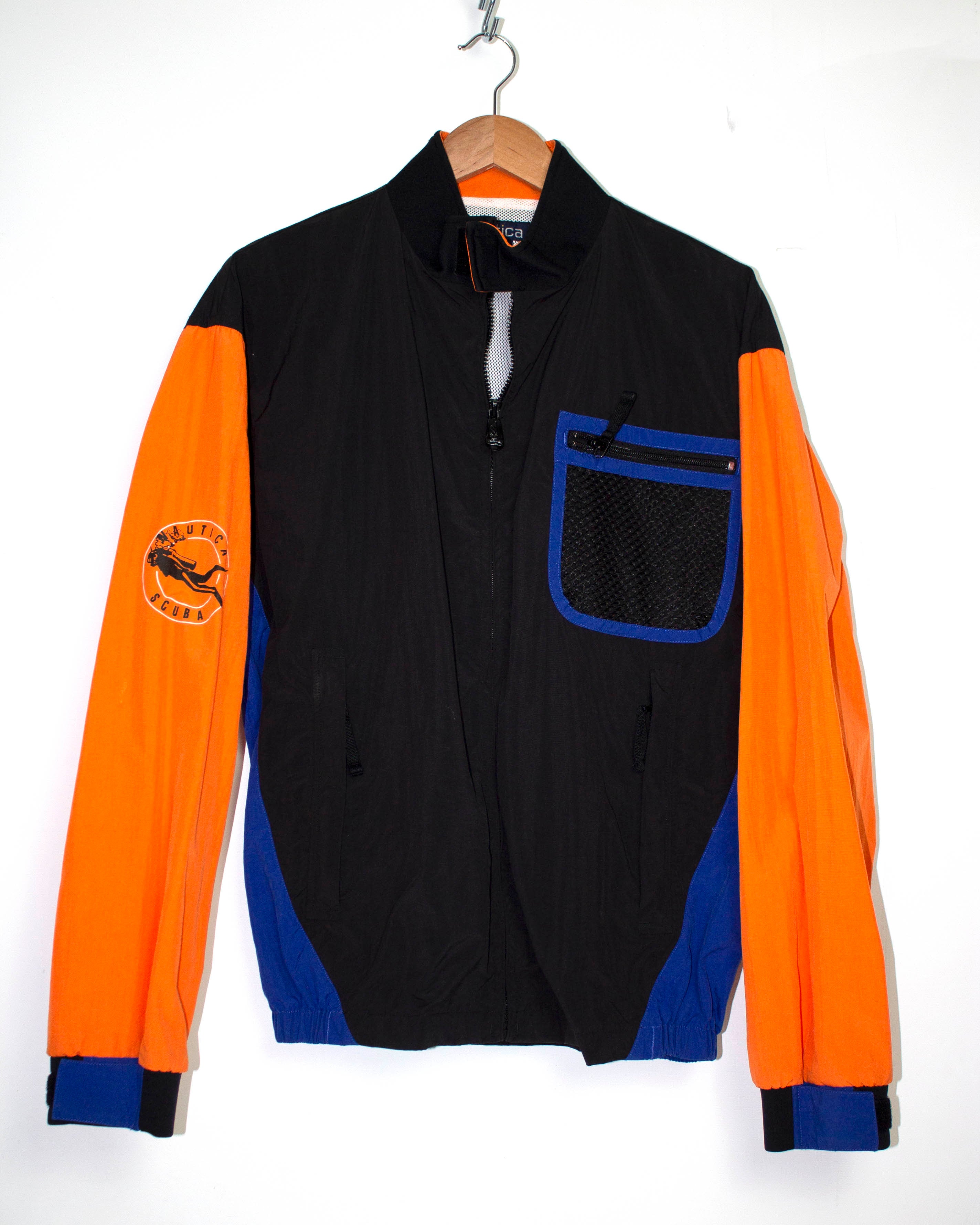 Vintage Nautica Scuba Pullover Quarter-Zip Jacket Sz L