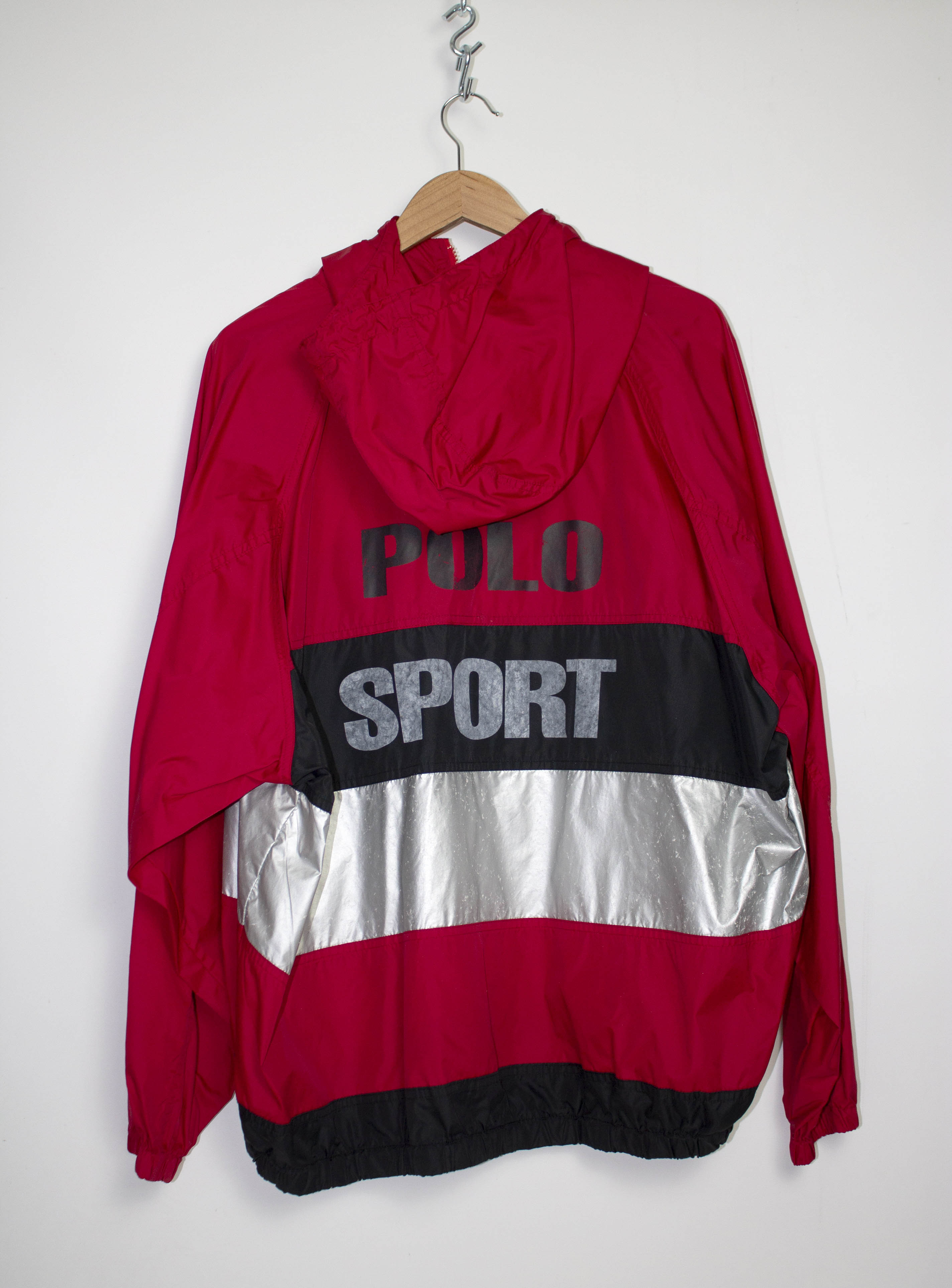 Vintage Polo Sport Ralph Lauren Windbreaker Jacket Sz XL
