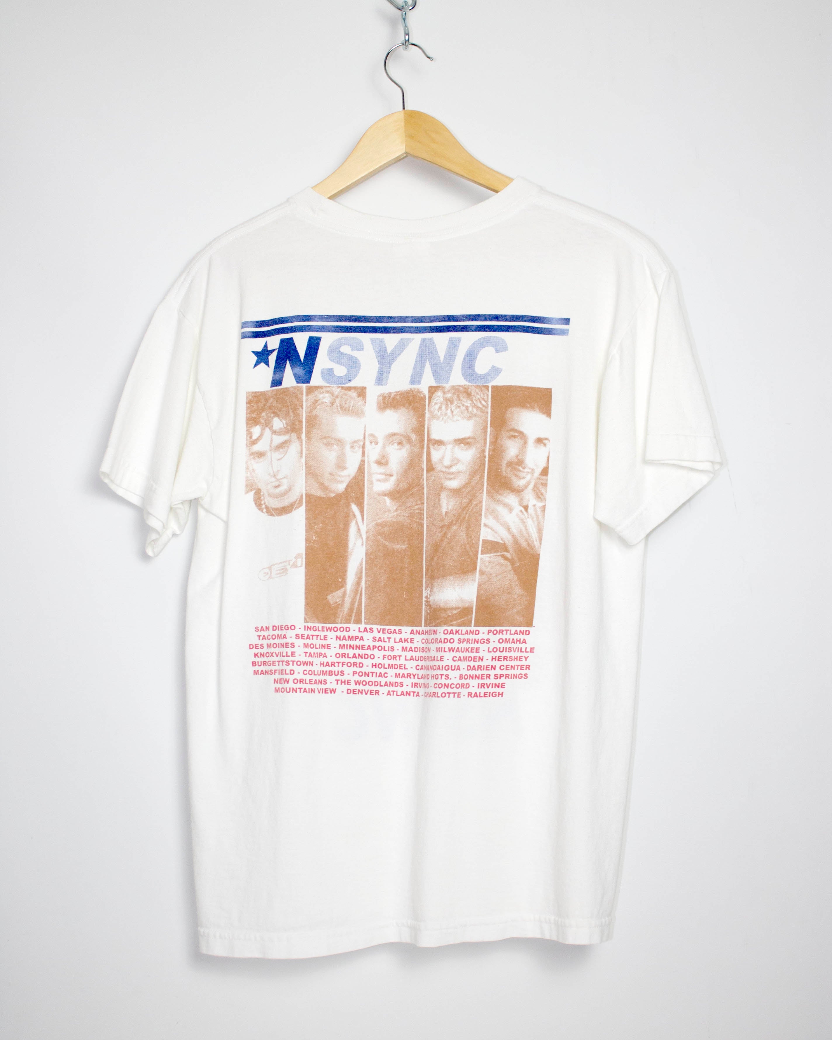 Vintage 1999 NSYNC Tour T-Shirt Sz L