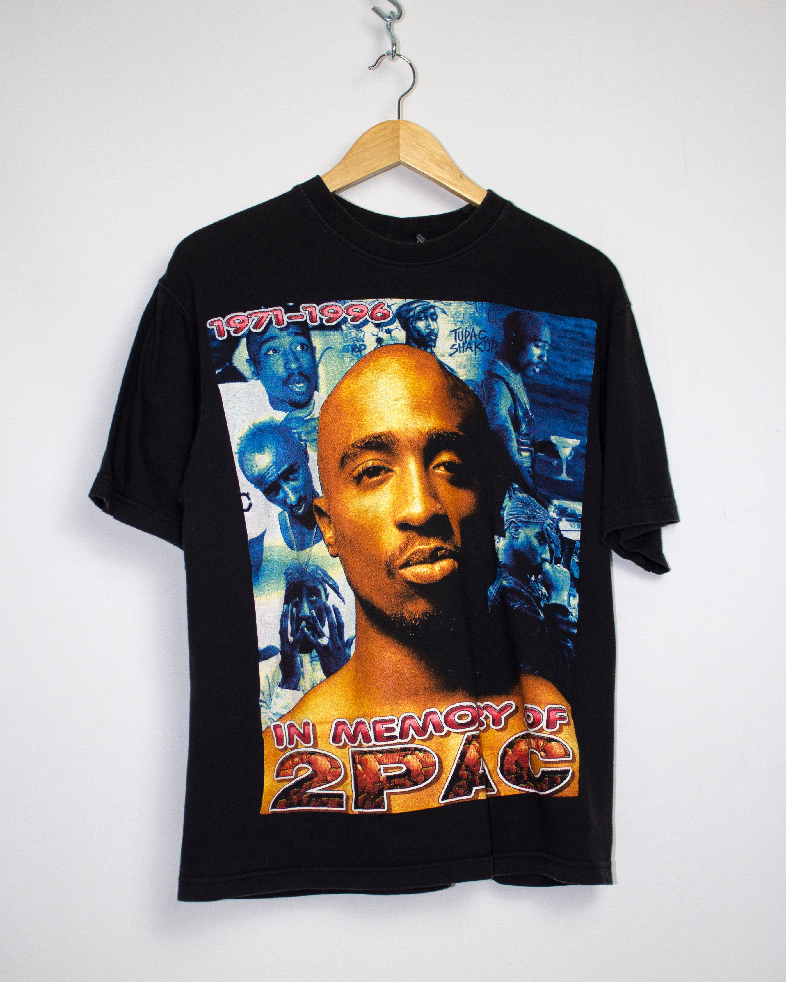 Vintage Tupac Shakur In Memory of 2Pac T-Shirt Sz M