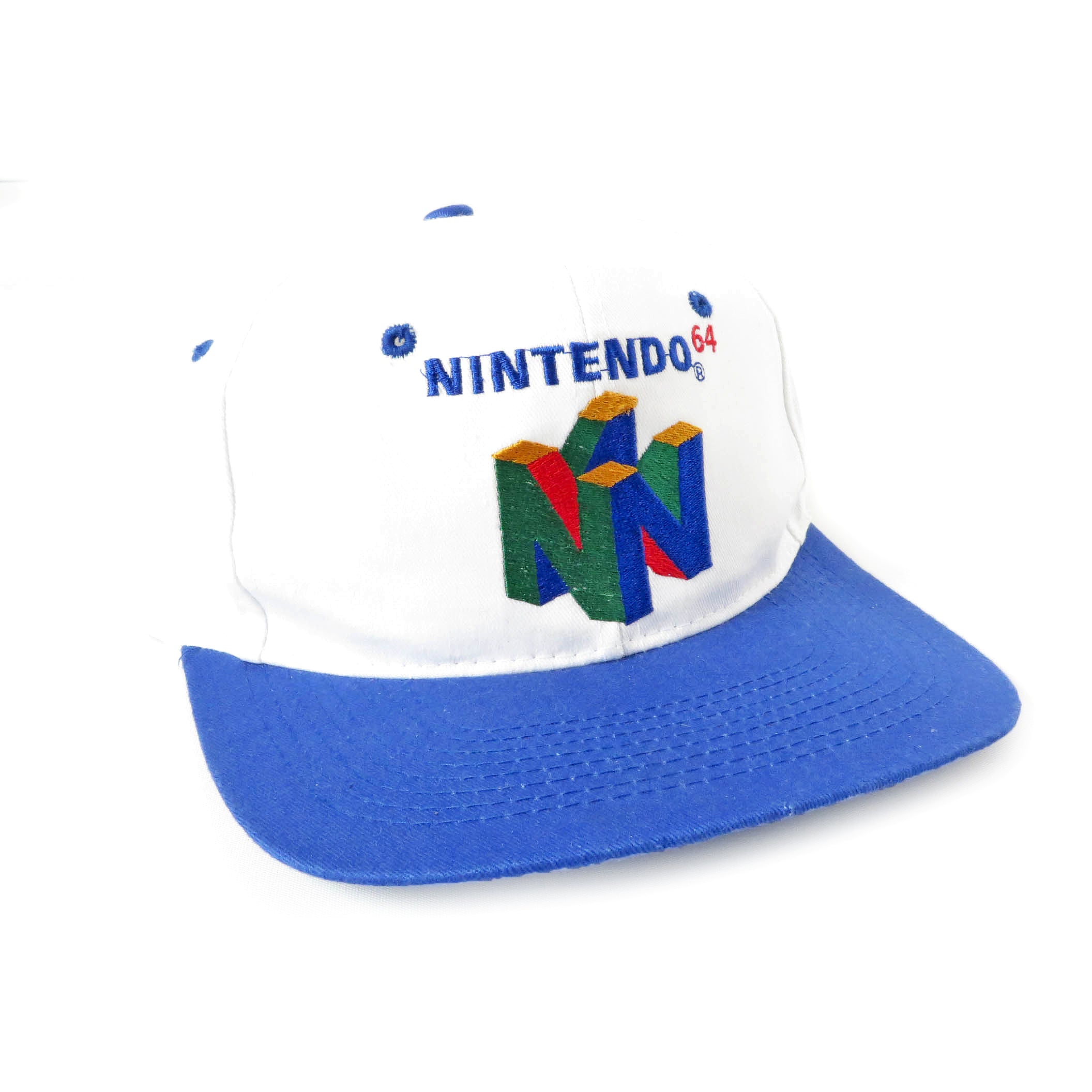 Vintage Nintendo Super Mario 64 Snapback Hat