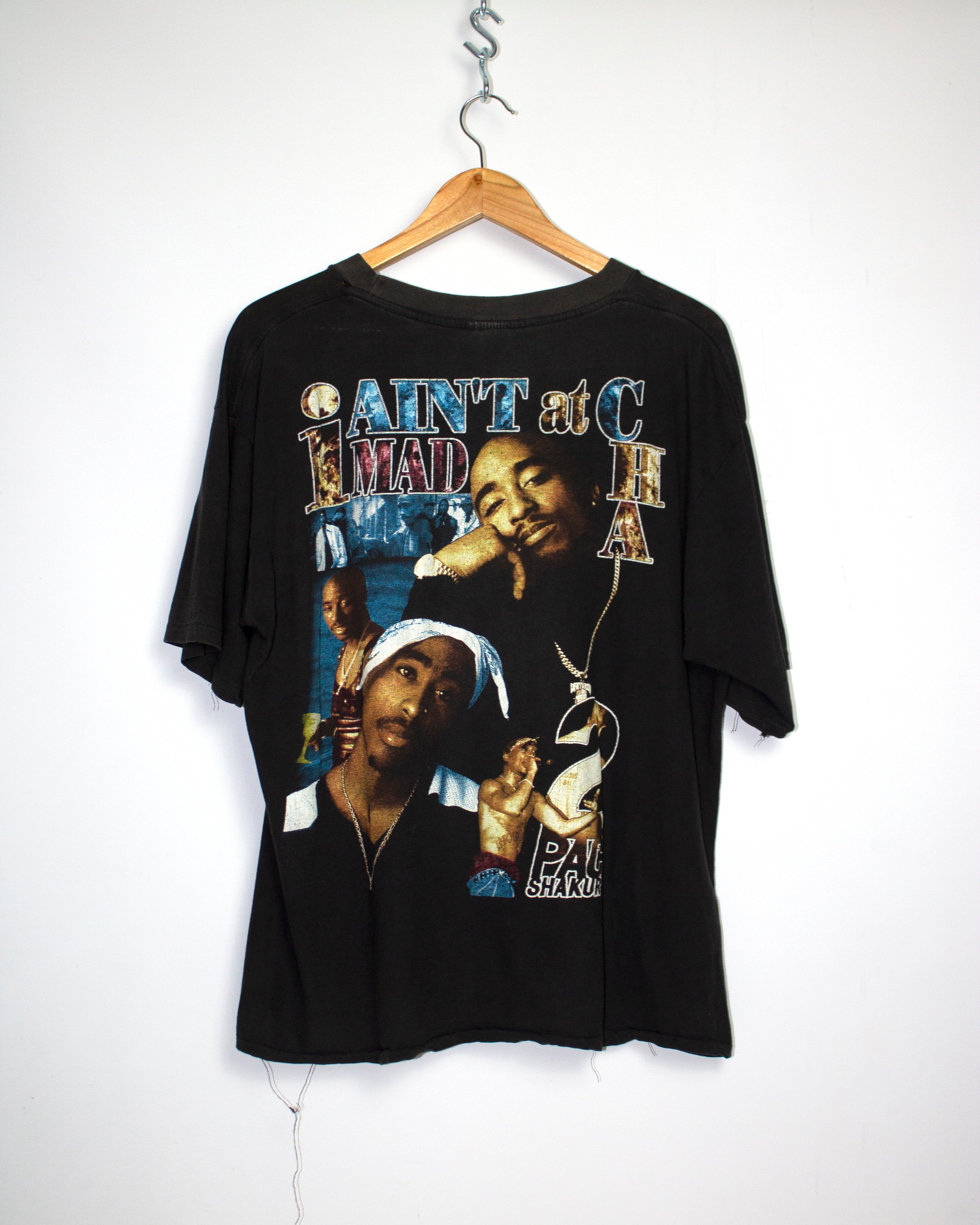 Vintage 2Pac Tupac Shakur California Love I Aint Mad At Cha T-Shirt Sz XL