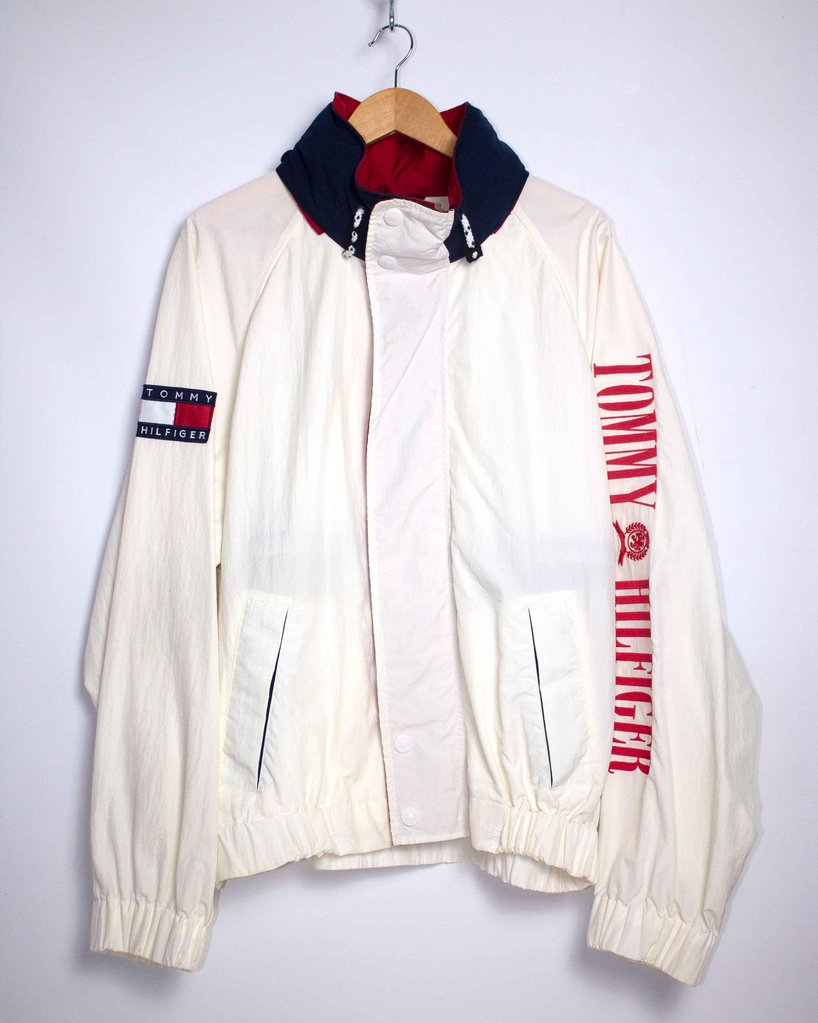 Vintage Tommy Hilfiger Spellout Jacket Sz XL