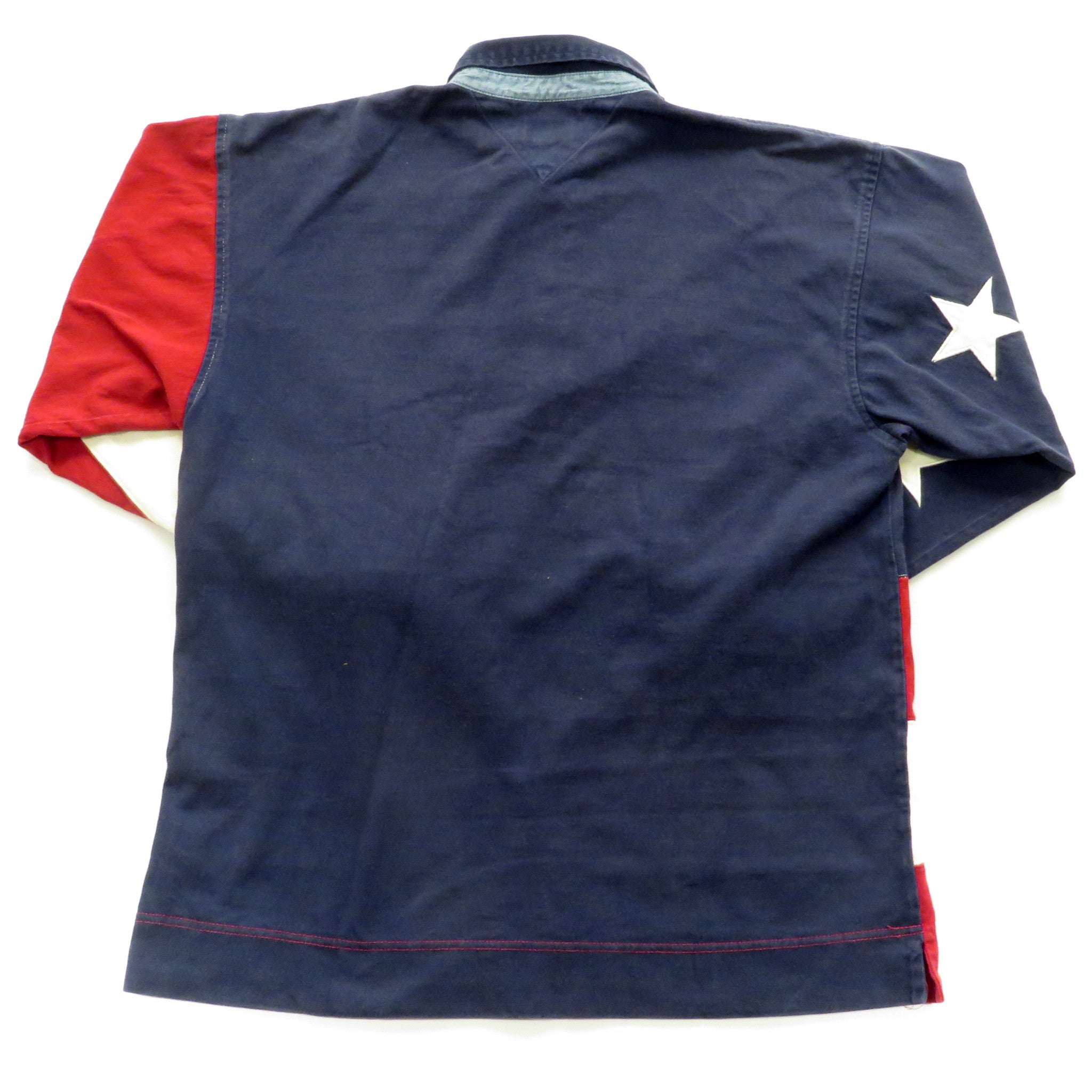 Tommy Hilfiger Big Flag Print Long Sleeve Shirt Sz M