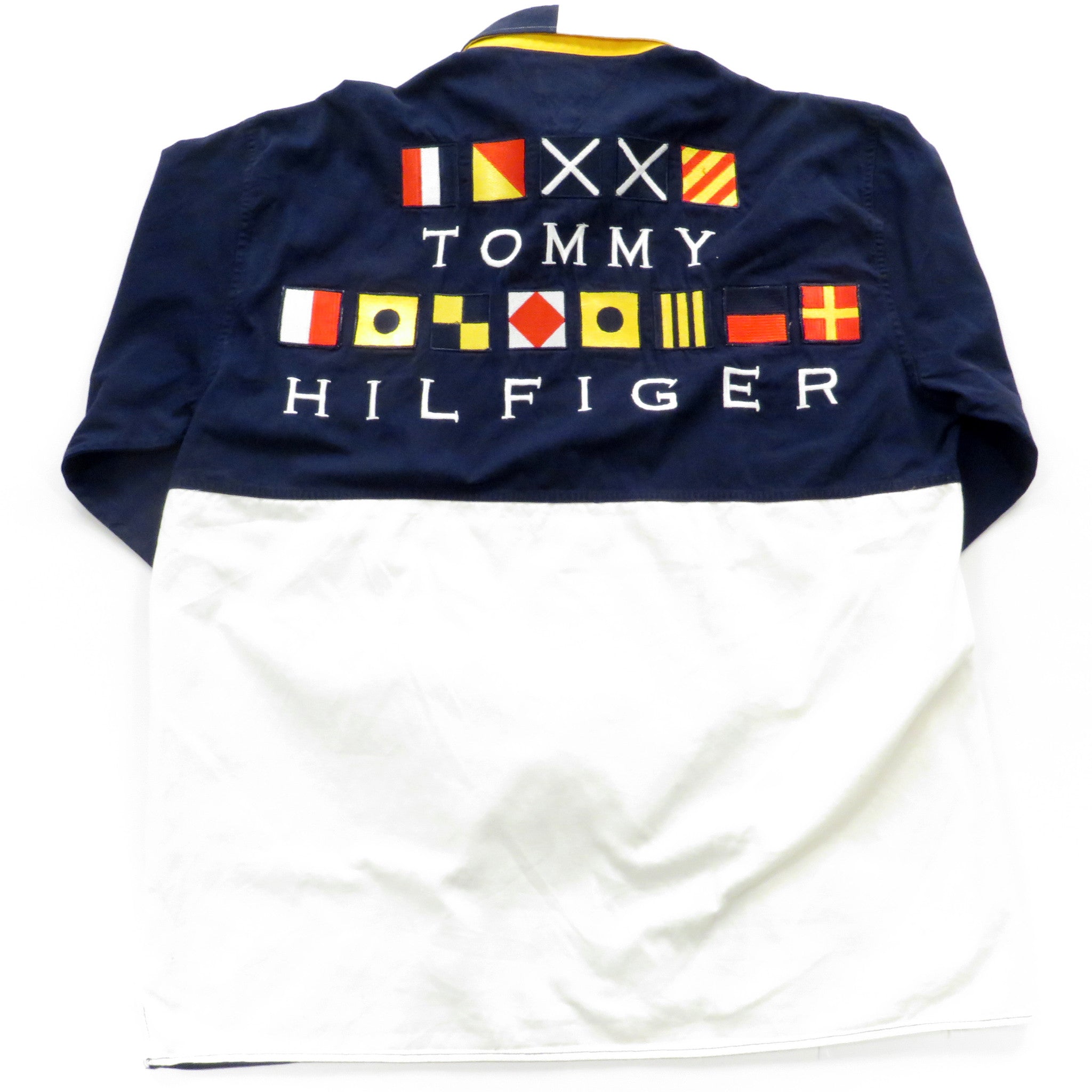 Tommy Hilfiger Sailing Gear Button Down Shirt Sz L
