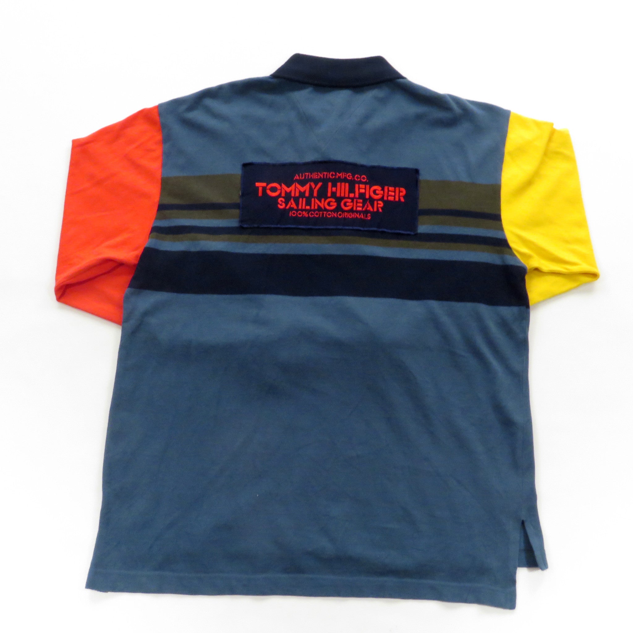 Tommy Hilfiger Sailing Gear Rugby Shirt Sz L