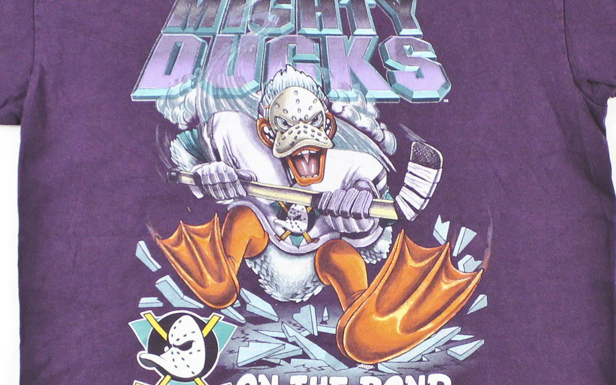 Vintage Anaheim Mighty Ducks On The Pond T-Shirt Sz M