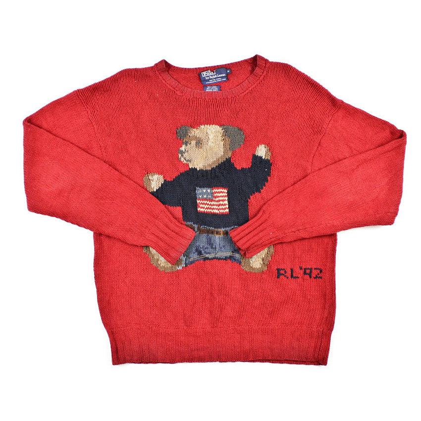 Vintage Polo Bear RL’92 Sweater Sz M