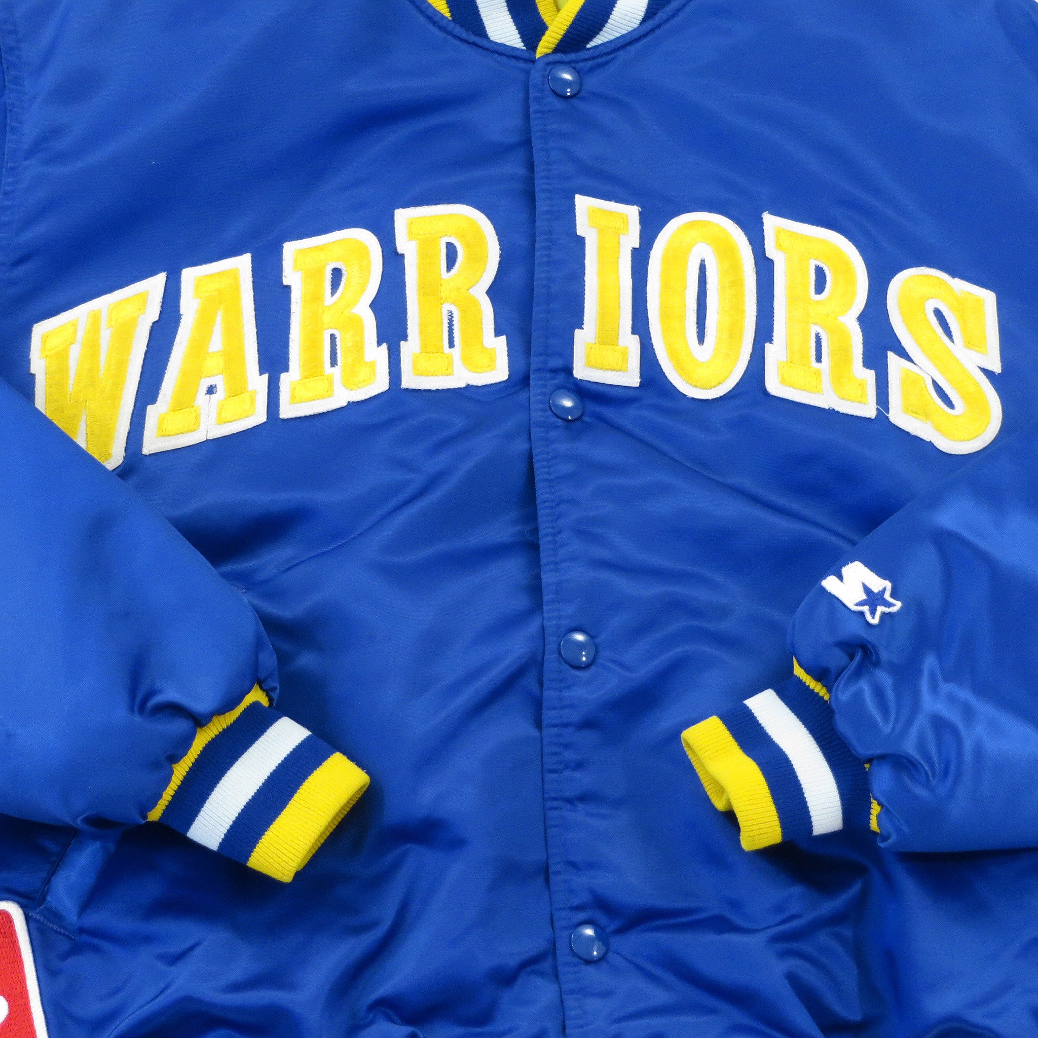 Golden State Warriors Starter Jacket. Tag Says large - Depop