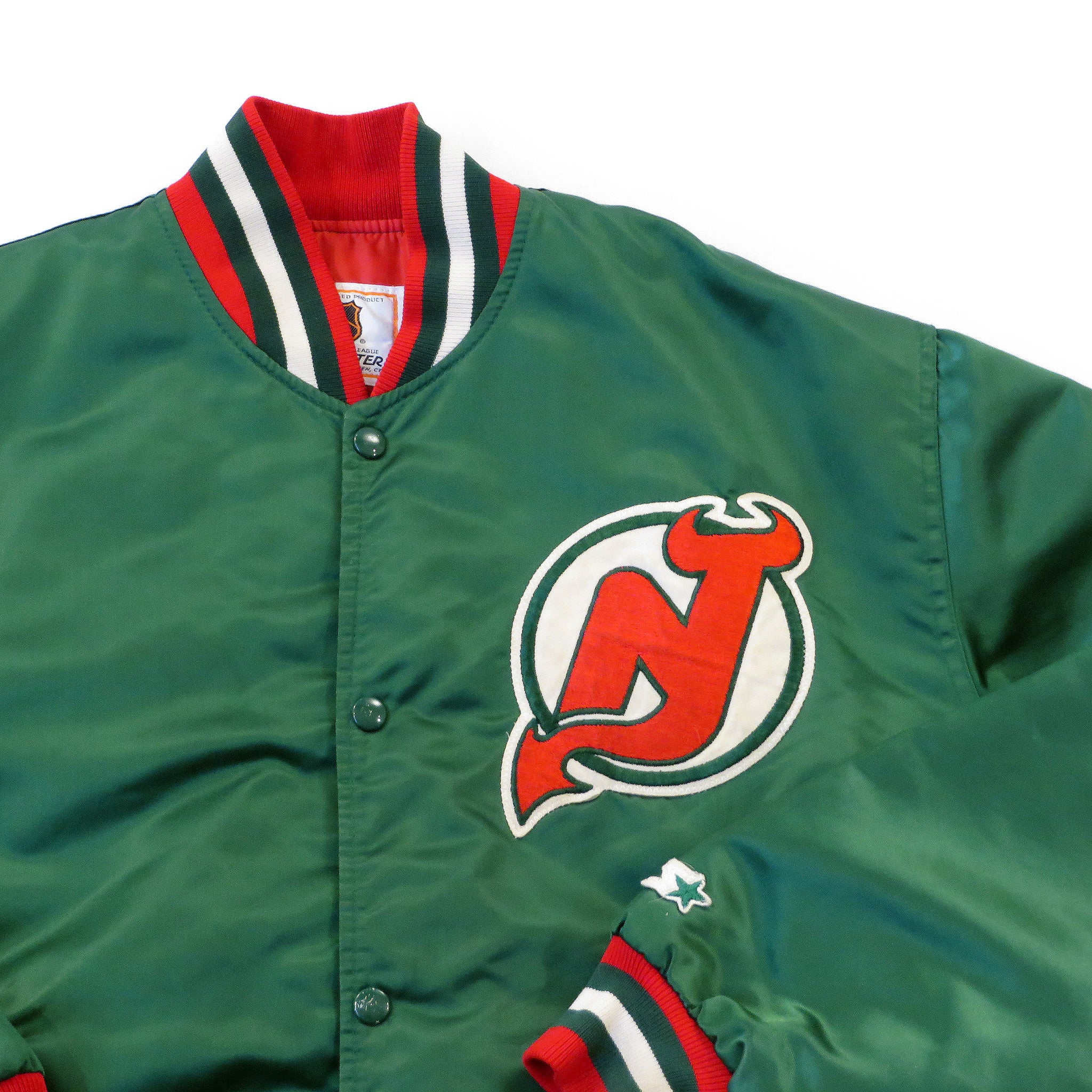 Vintage Starter New Jersey Devils Pullover Jacket Mens XL 