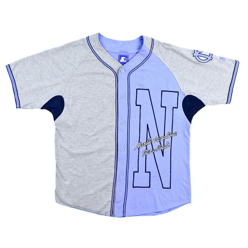 Vintage Starter North Carolina Tar Heels Baseball Jersey Sz L