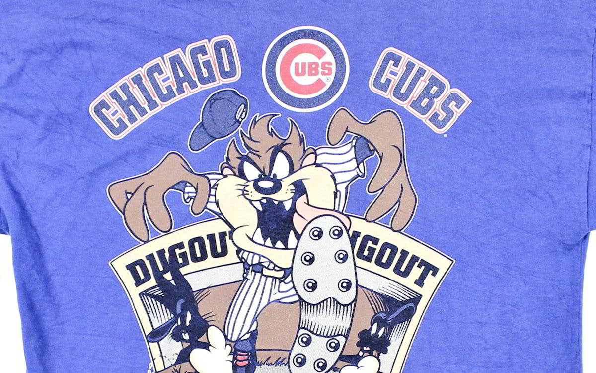 Chicago Cubs Taz Baseball Jersey Sz M