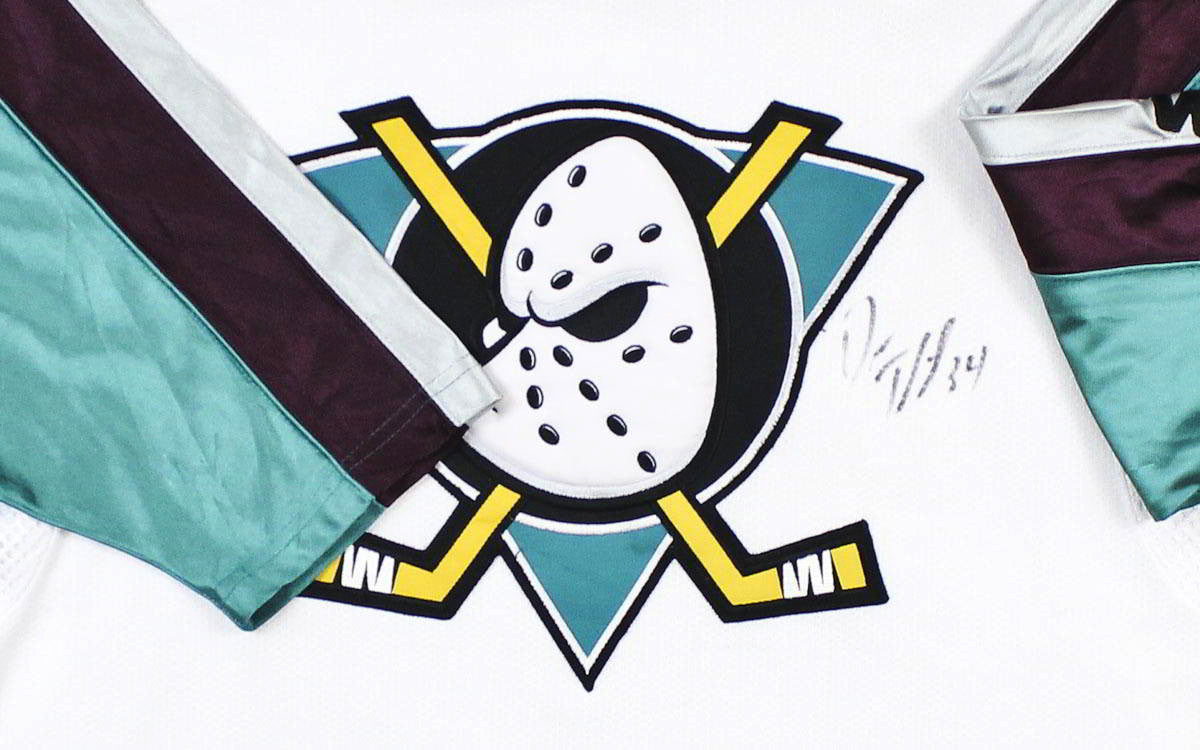 Vintage Anaheim Mighty Ducks Starter Hockey Jersey Sz L